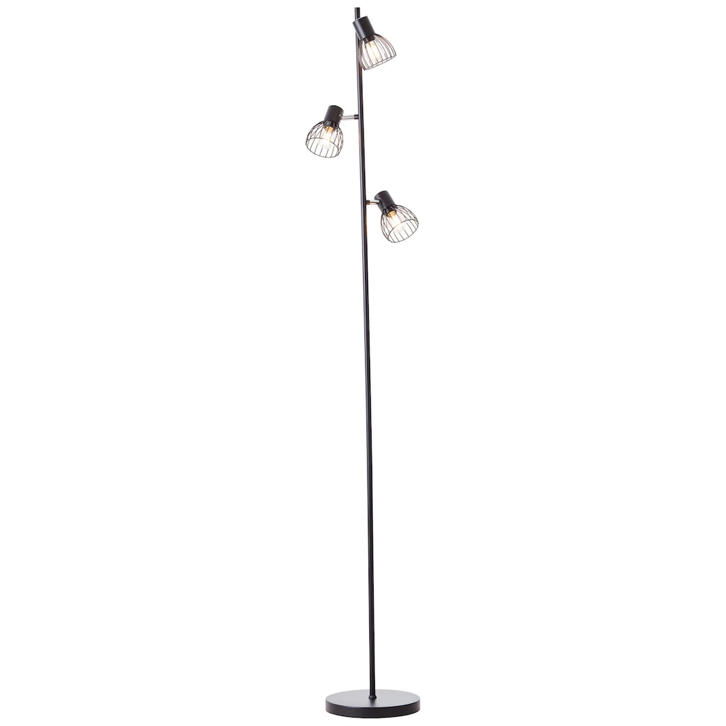 Brilliant Stehlampe »Blacky«, 3 flammig-flammig