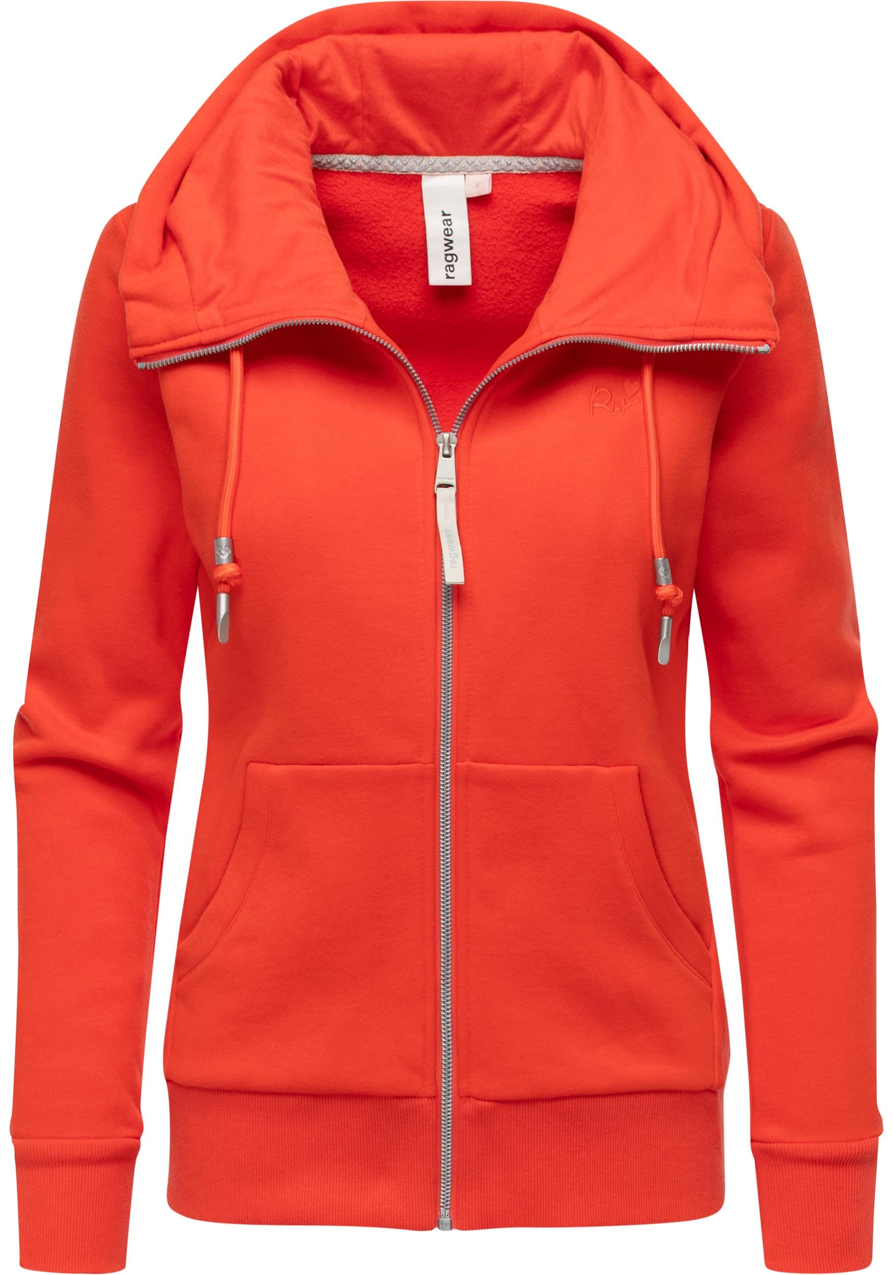 Ragwear Kapuzensweatjacke "Neskia Zip" Weiche Sweatjacke mit Kapuze