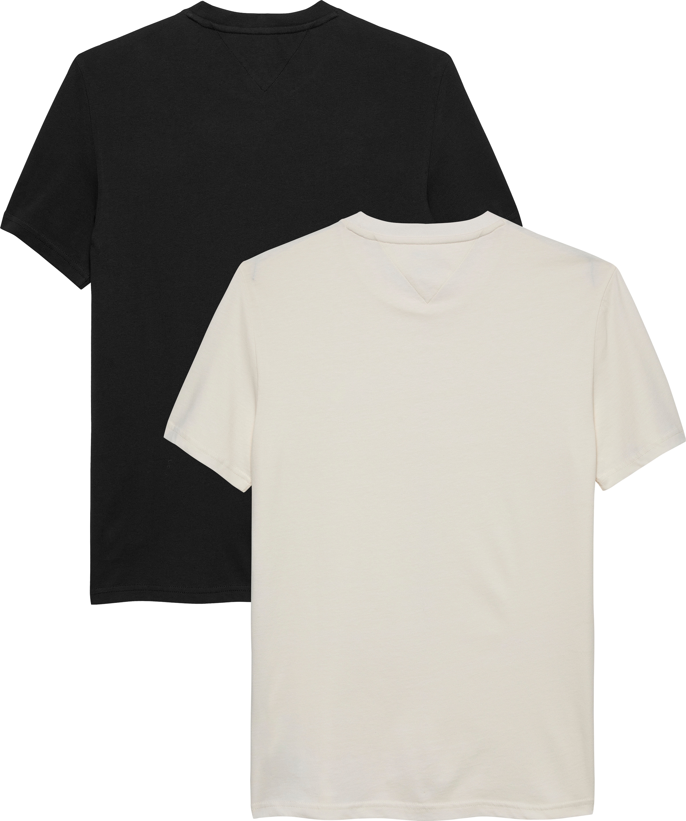 Tommy Jeans Rundhalsshirt »TJM XSLIM 2PACK JERSEY TEE EXT«, (Packung, 2er-Pack), Logostickerei, 2Pack