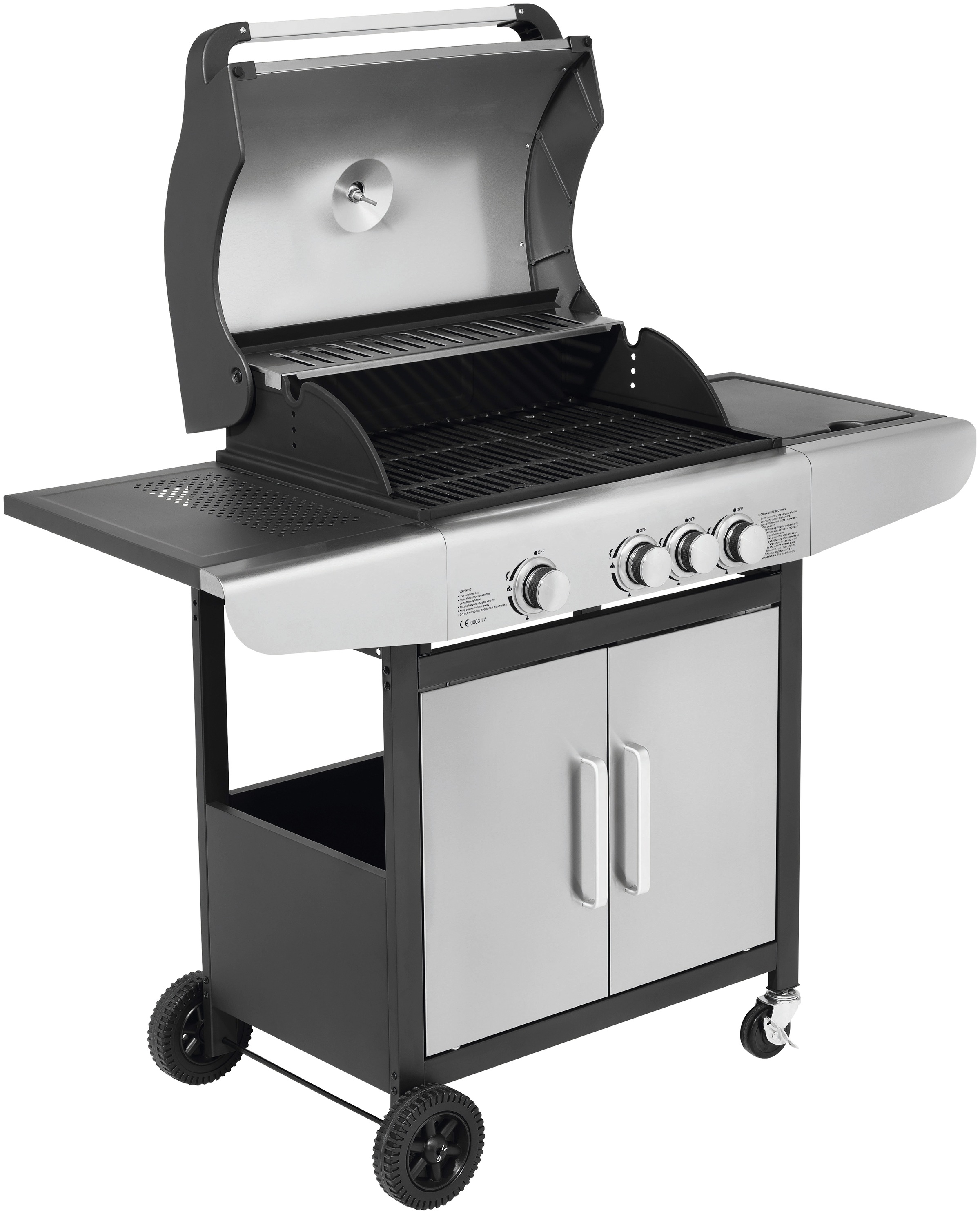 JUSTUS Gasgrill "Ares 3 SU", BxTxH: 122x57x112 cm günstig online kaufen