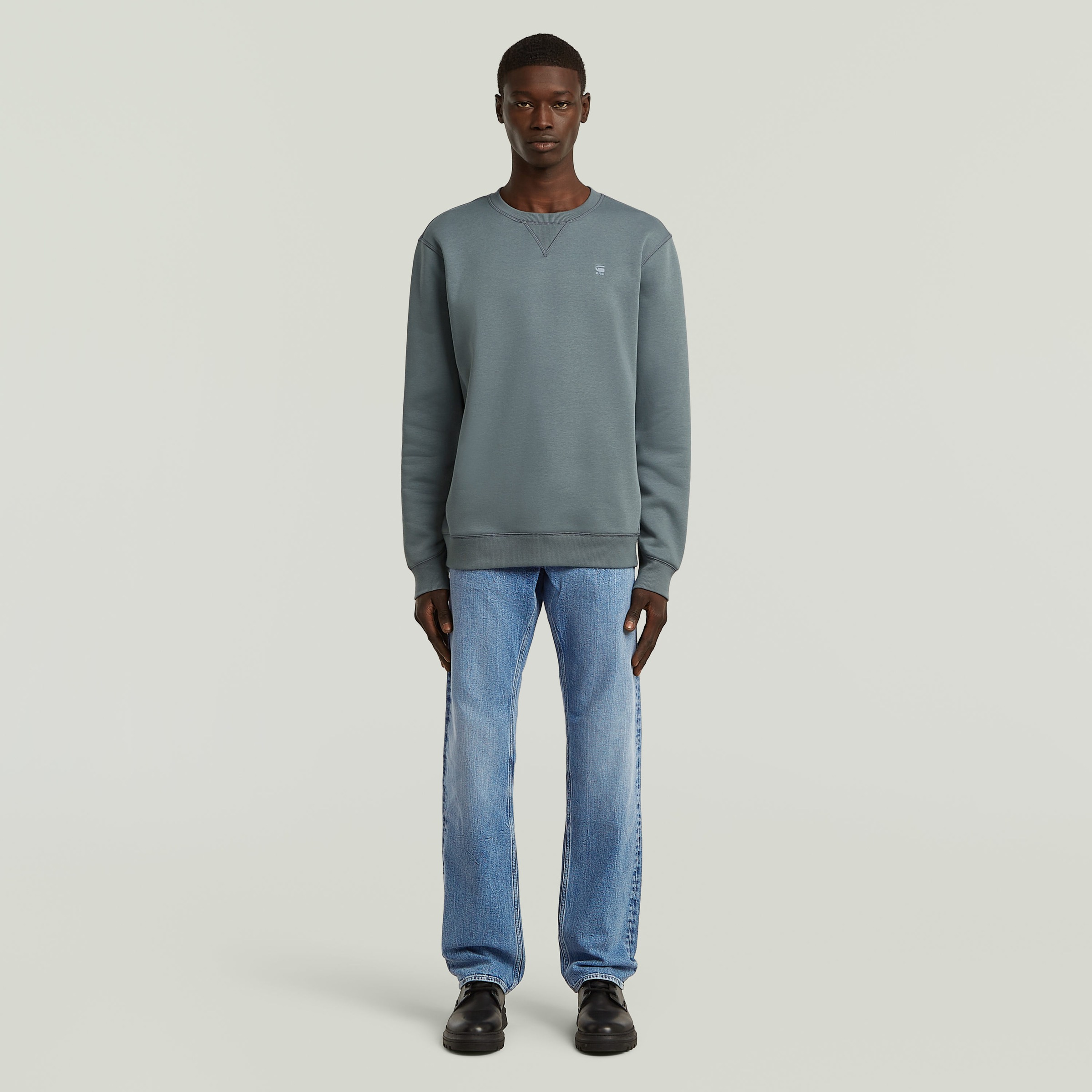 G-STAR Sweatshirt »Premium Core Pacior Sweat«, mit Ripp-Seiteneinsätzen
