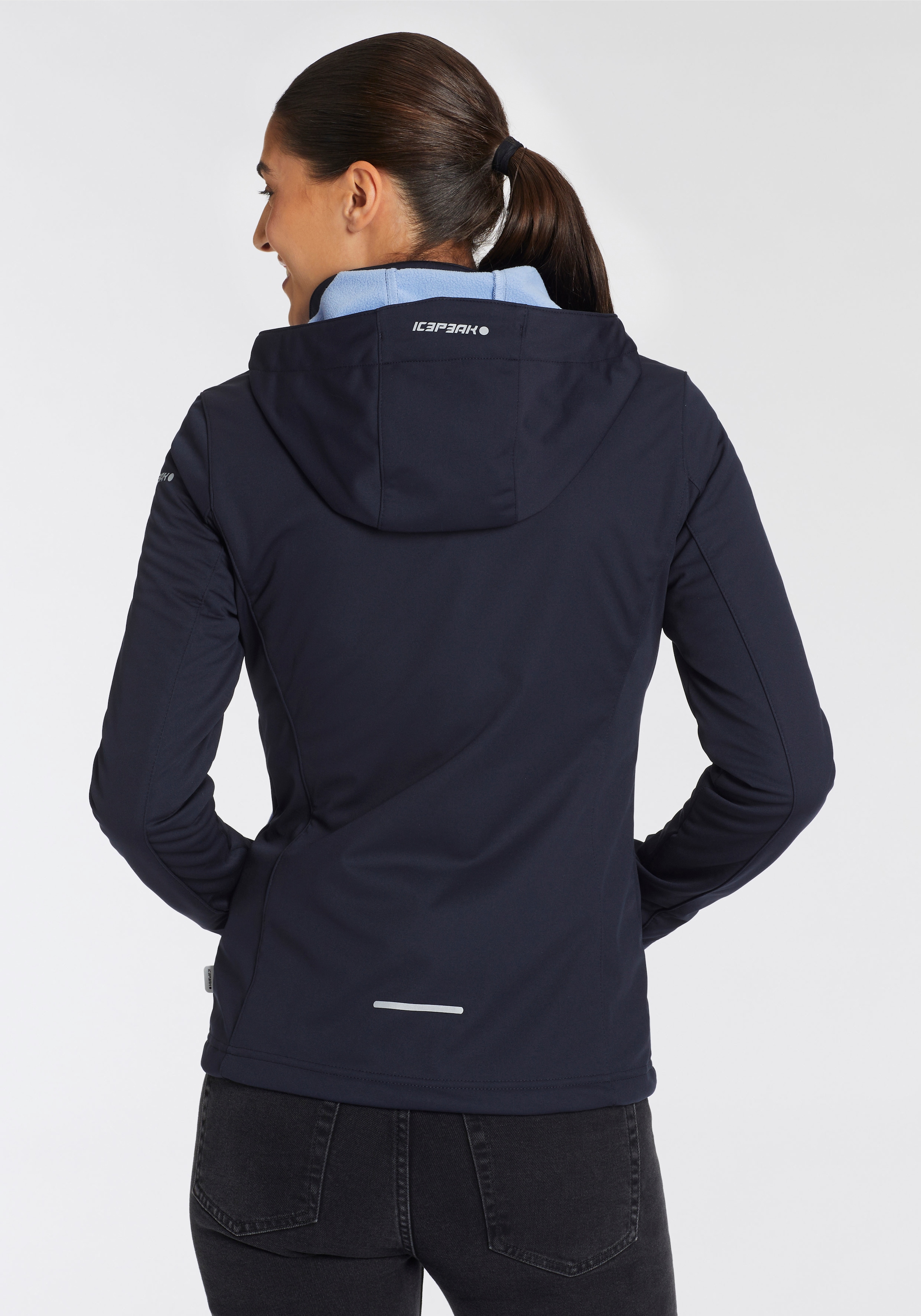 Icepeak Softshelljacke "D SOFTSHELLJACKE BOISE", (1 St.), mit Kapuze, Wasse günstig online kaufen