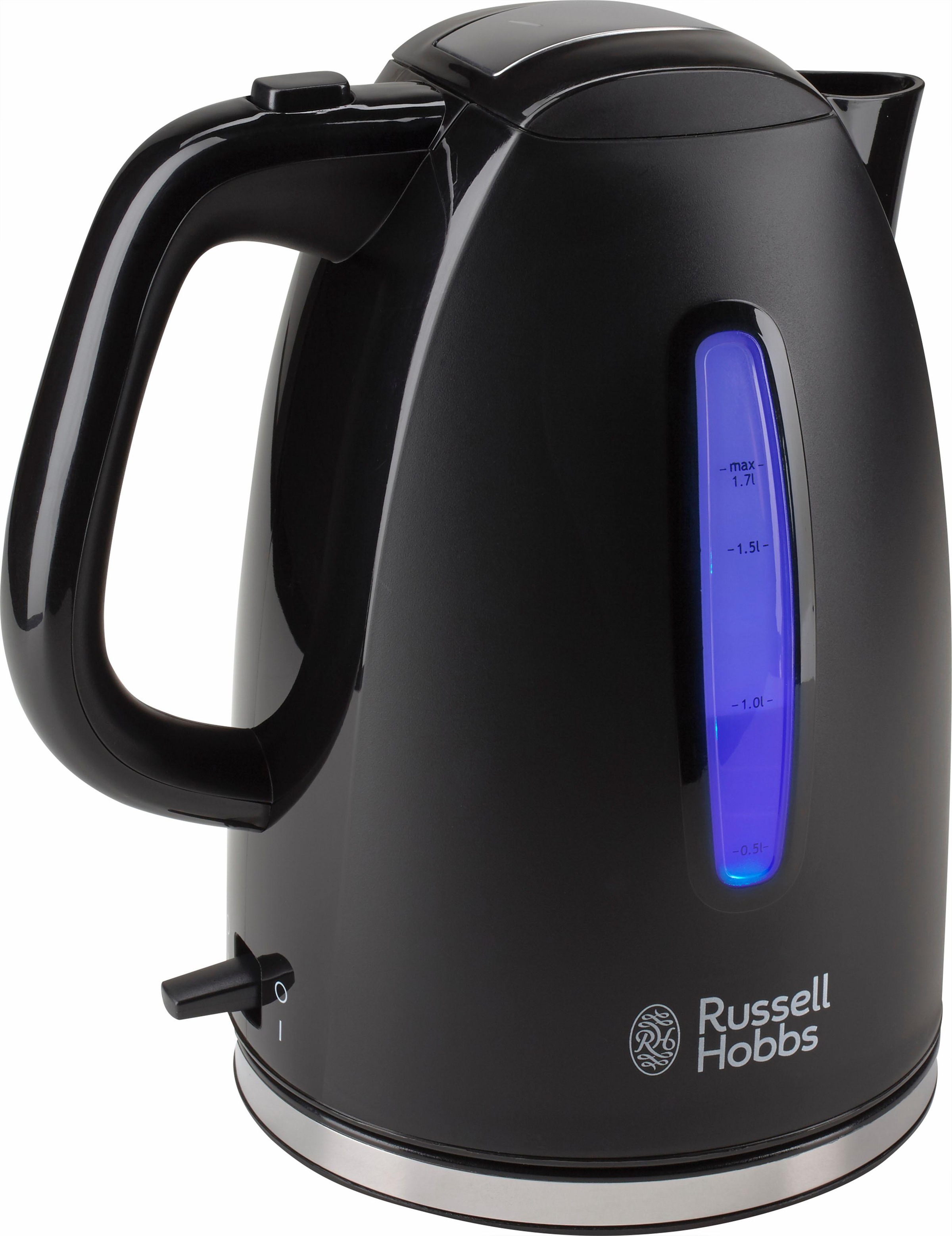 RUSSELL HOBBS Wasserkocher "22591-70 Textures Plus schwarz", 1,7 l