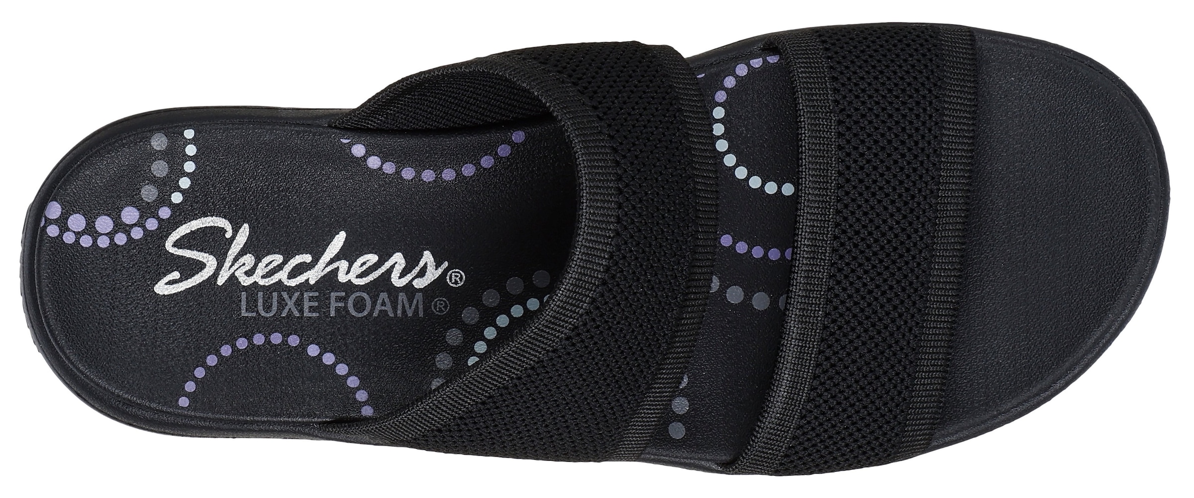 Skechers Pantolette »SPORTY SLIM«, Keilsandale, Strandschuh in veganer Verarbeitung