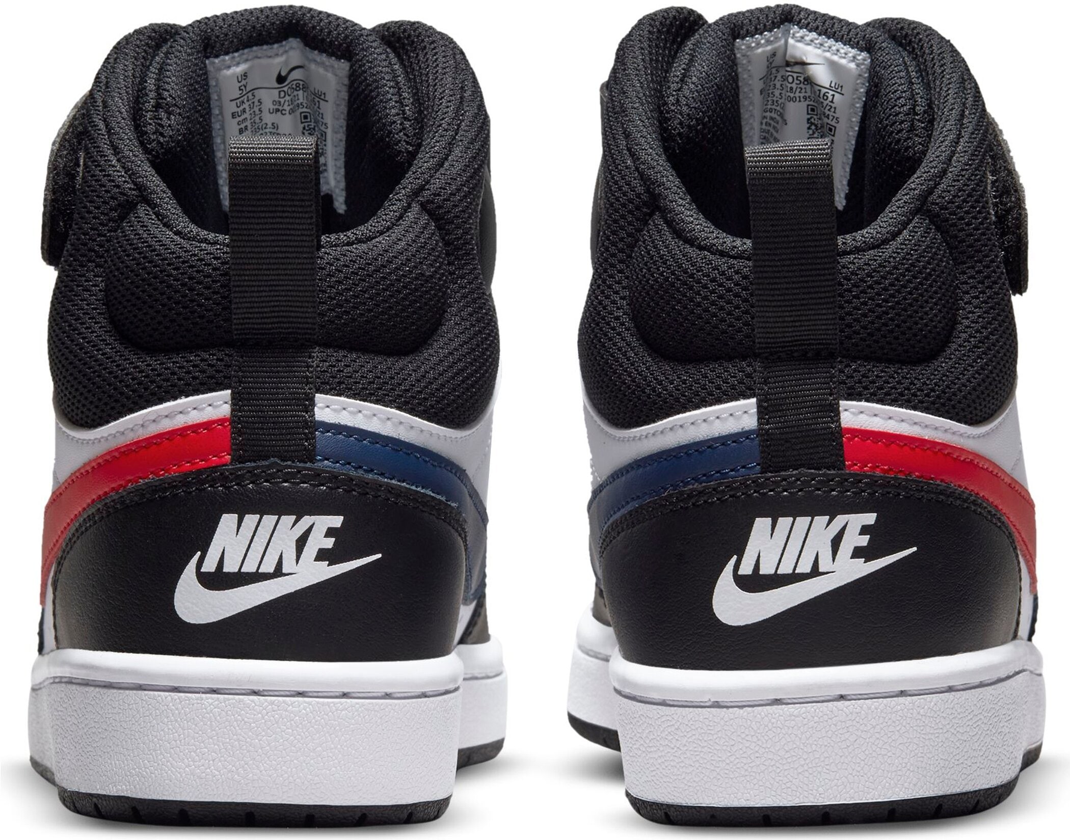 Nike Sportswear Sneaker »COURT BOROUGH MID 2 BG«  Design auf den Spuren des Air Force 1, für Kinder & Jugendliche