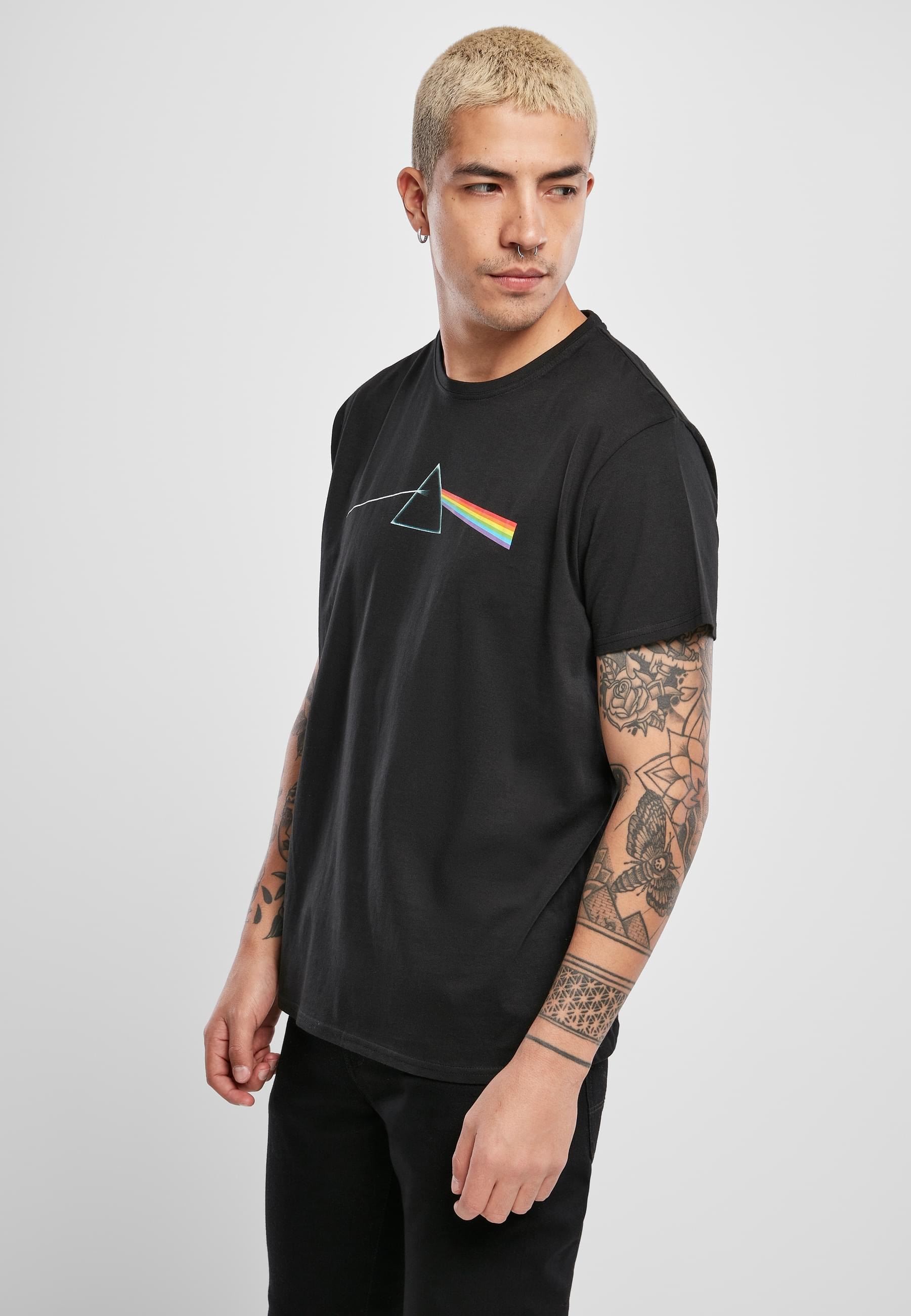 MisterTee T-Shirt »MisterTee Herren Pink Floyd Dark Side of the Moon Tee«, (1 tlg.)