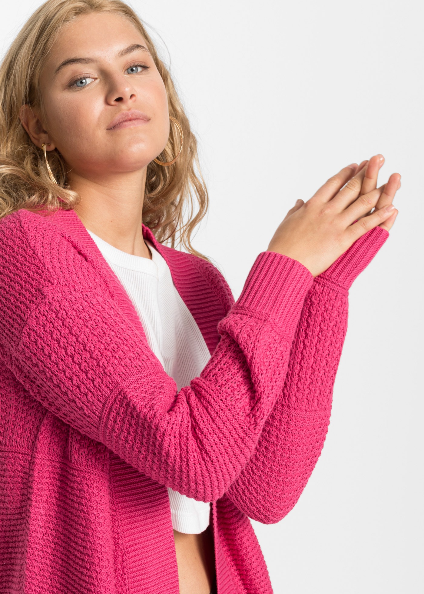 bonprix Longstrickjacke "Longstrickjacke" Longstrickjacke günstig online kaufen