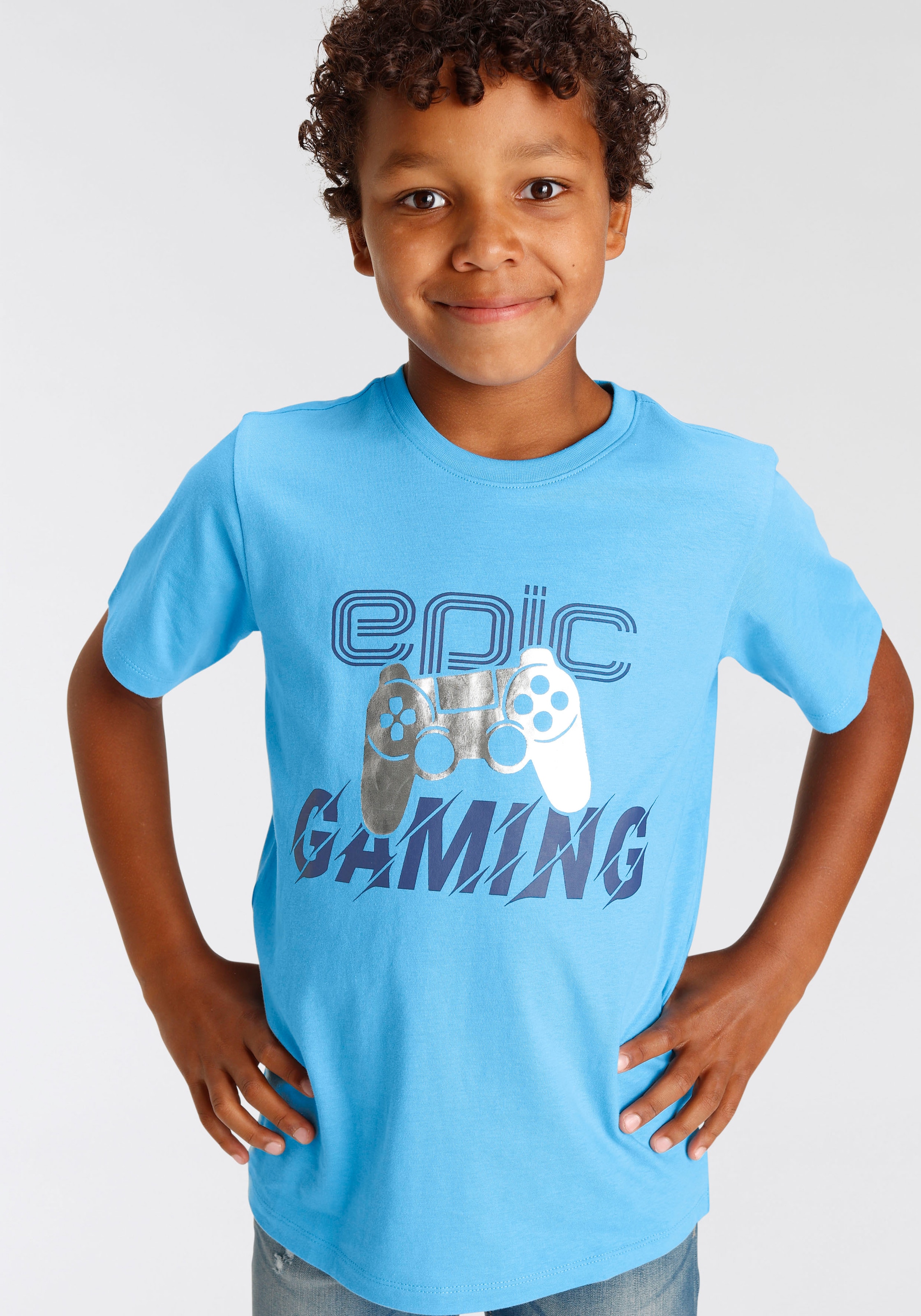 KIDSWORLD T-Shirt »EPIC GAMING«, online kaufen BAUR Folienprint 