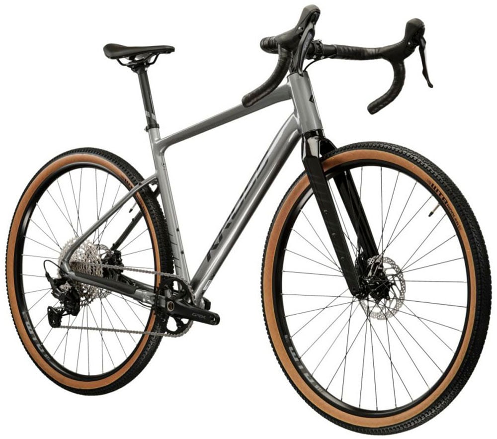 Kross Gravelbike »Gravelbike Esker 5.0 GRX 1X12 Grau 12 Gänge« 12 Gang Shimano GRX RX822 Schaltwerk Kettenschaltung