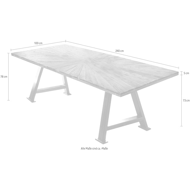 SIT Esstisch, mit Baumkante wie gewachsen bestellen | BAUR