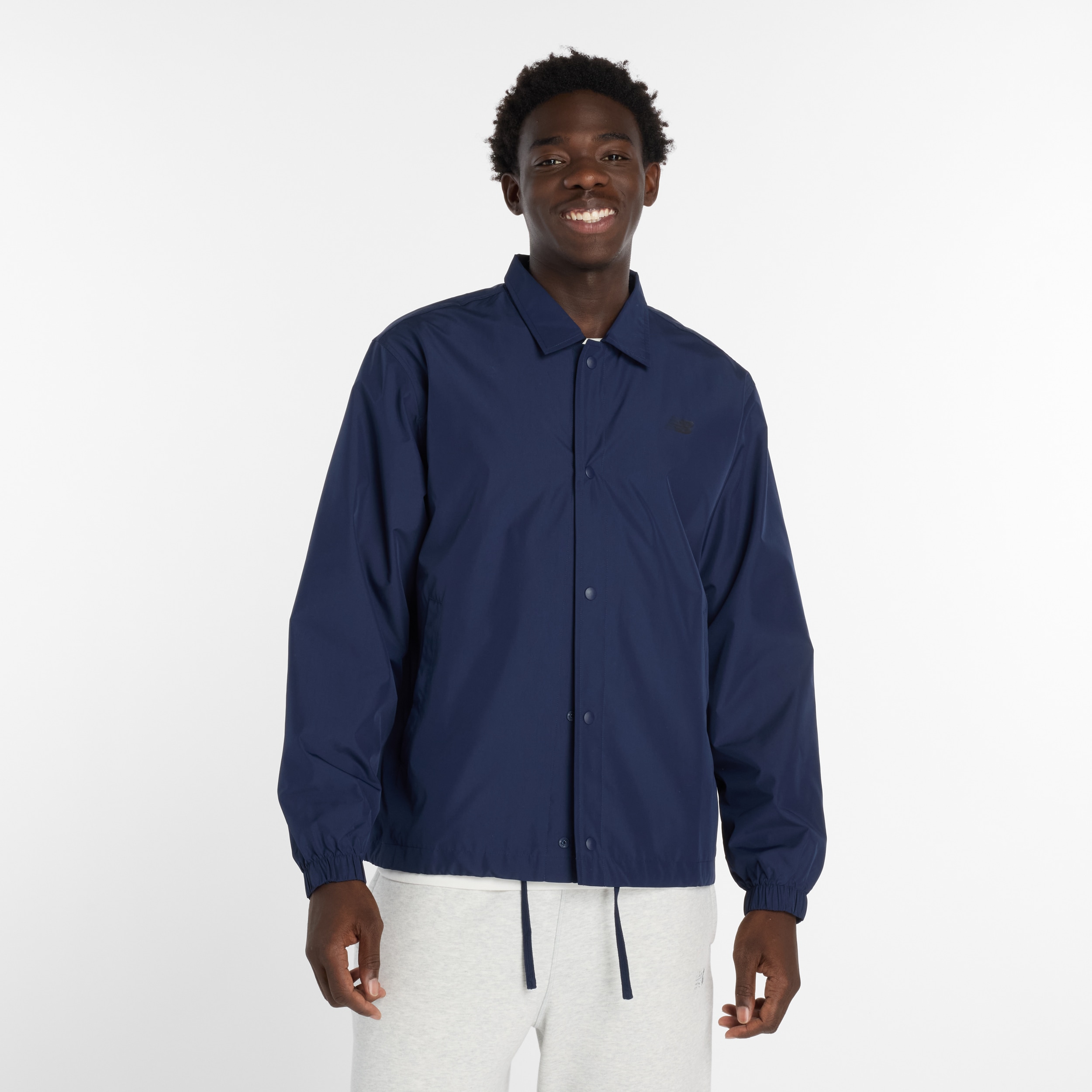 New Balance Kurzjacke "TNV Mens Lifestyle Jacket" mit Grafikprint, Übergangsjacke für Frühling und Herbst, aus Polyester