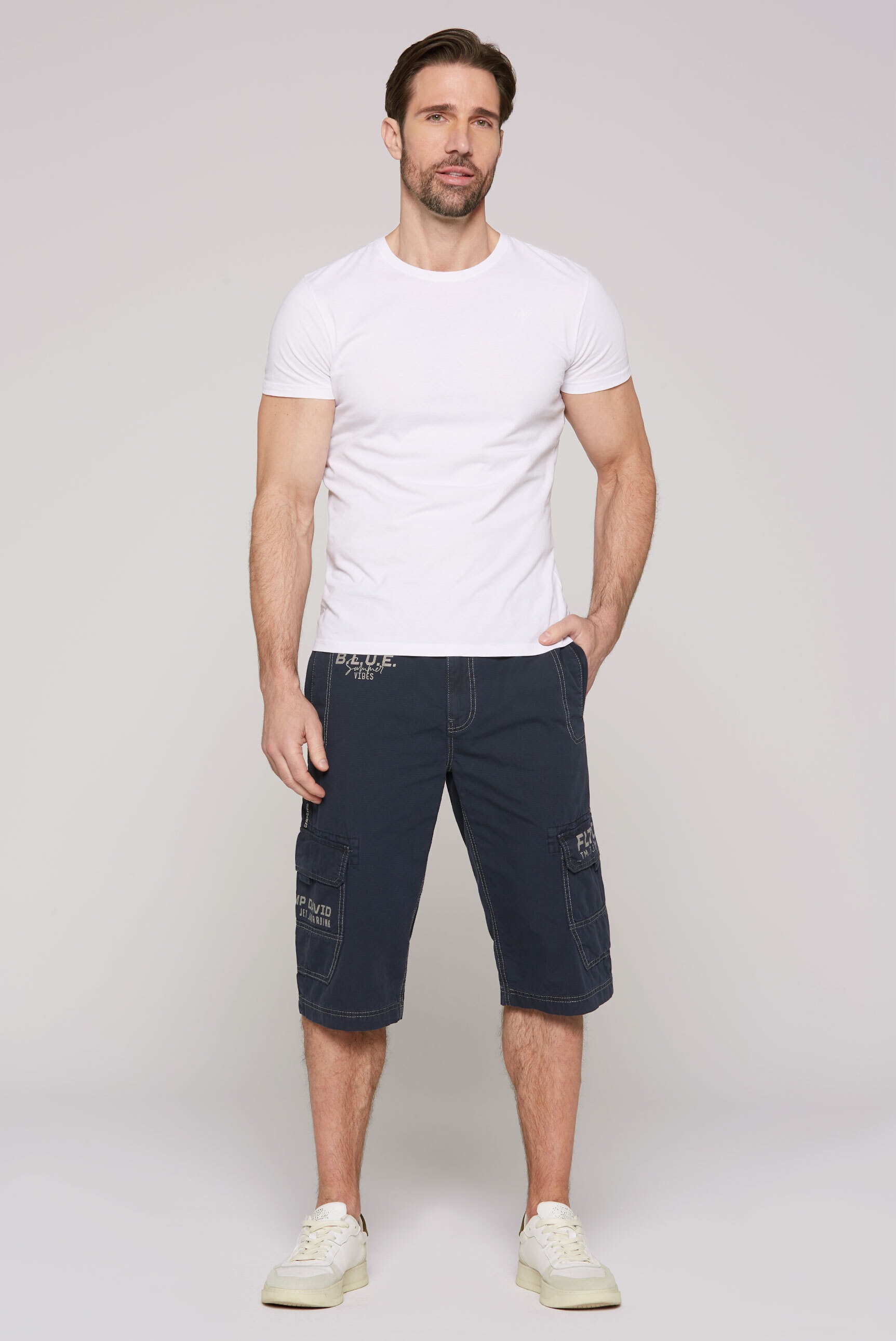 CAMP DAVID Shorts, aus Baumwolle