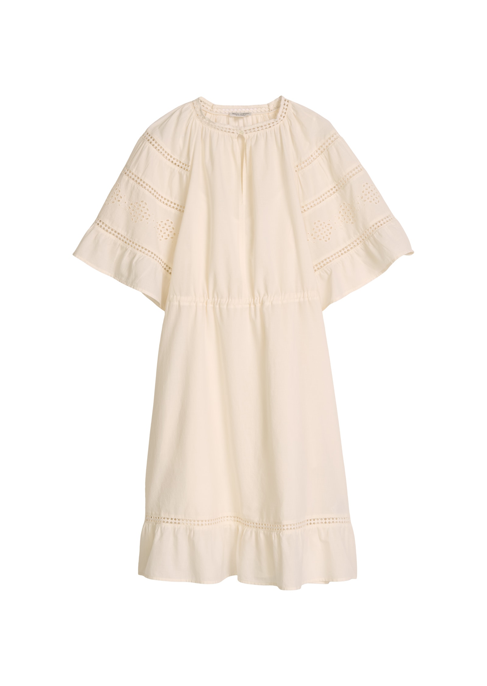 Marc O'Polo Midikleid »aus besticktem Baumwoll-Voile«