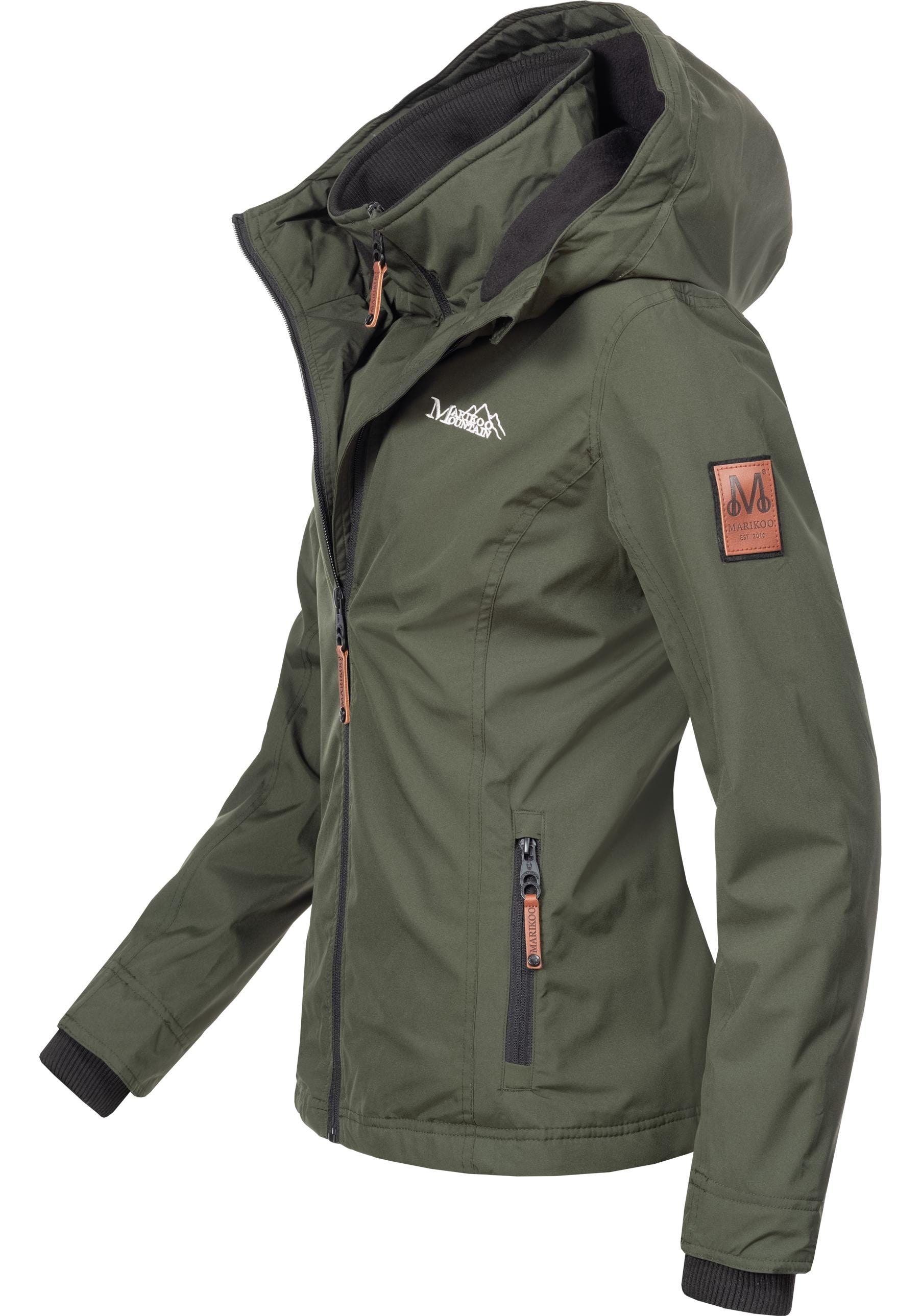 Marikoo Outdoorjacke »Erdbeere«, mit Kapuze, sportliche Funktionsjacke mit Kapuze