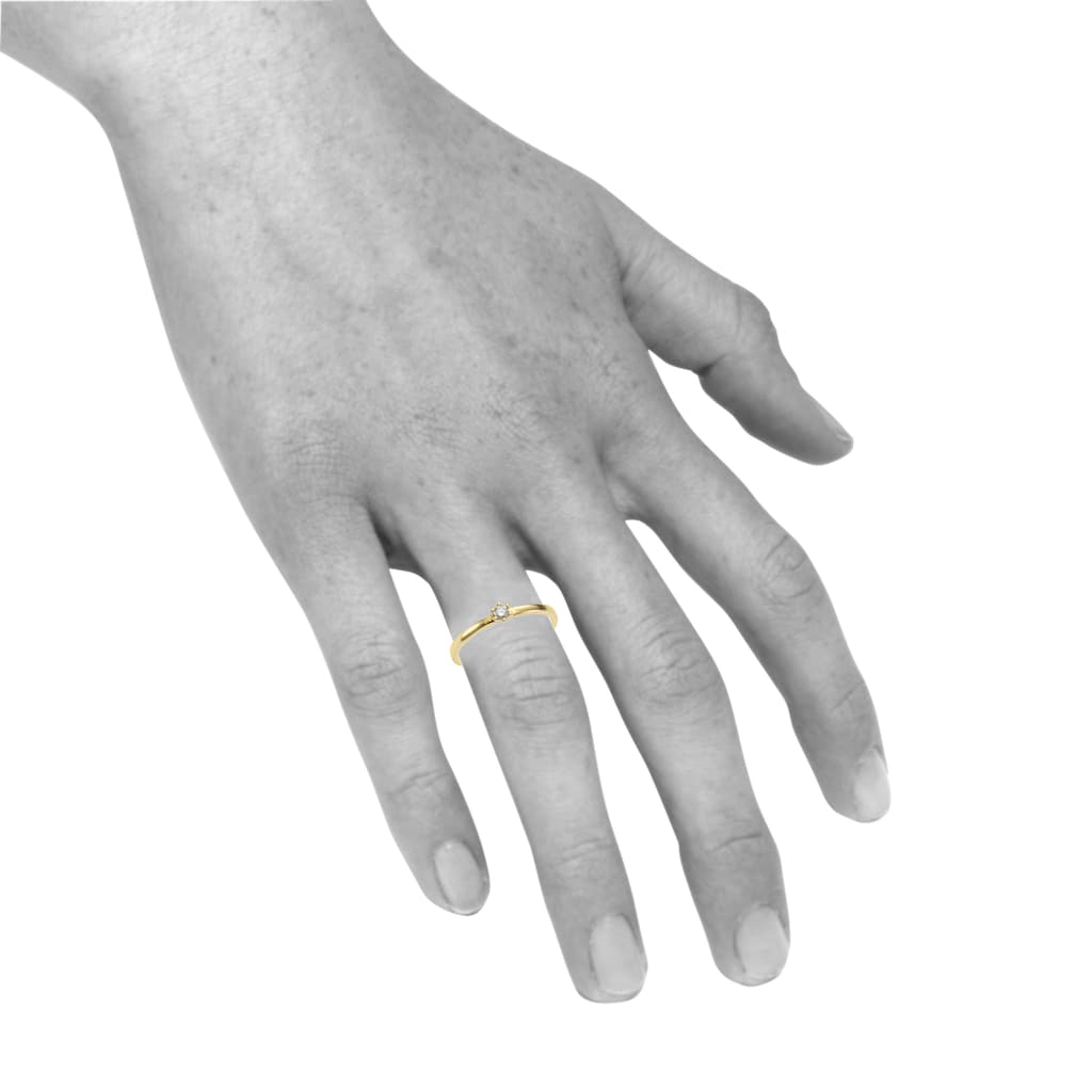 Orolino Fingerring »750/- Gelbgold Brillant« JU6874