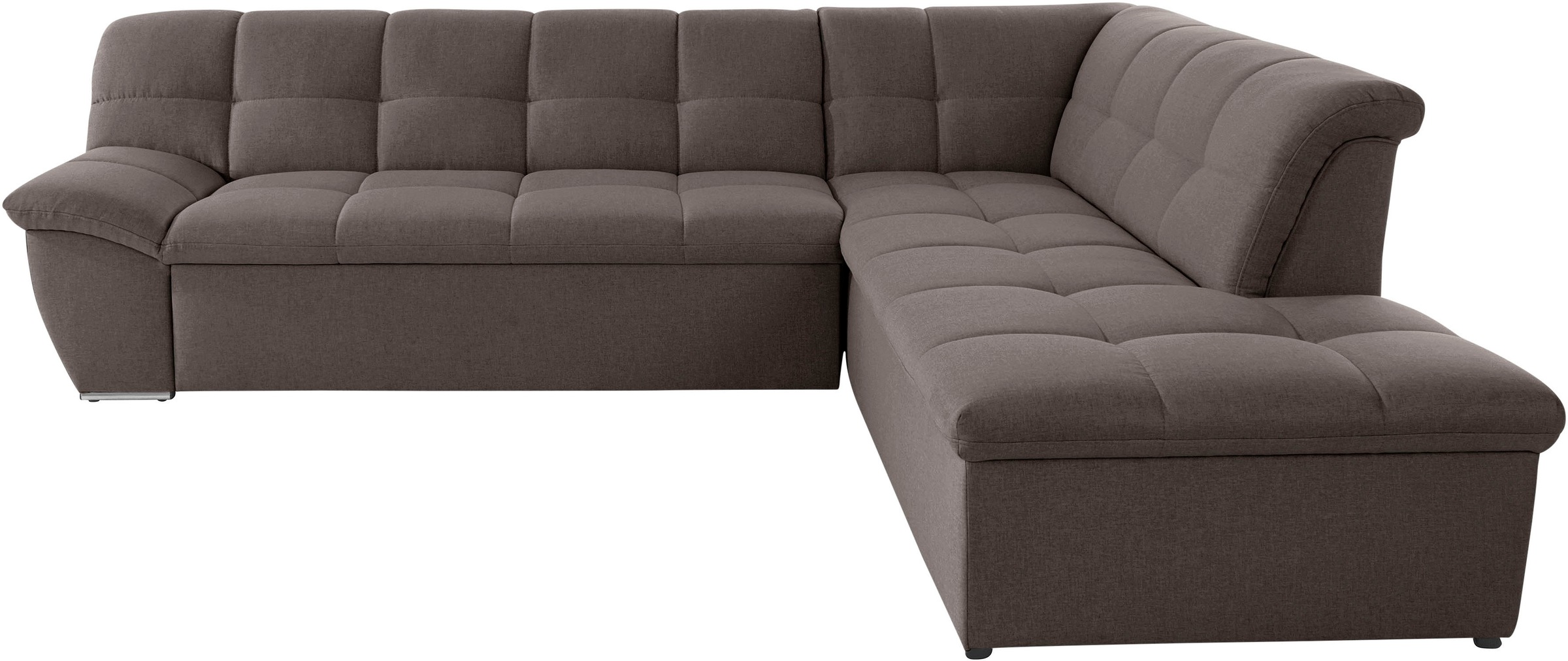 DOMO collection Ecksofa »Lagoa L-Form«, wahlweise mit Bettfunktion, frei im Raum stellbar, große Farbvielfalt