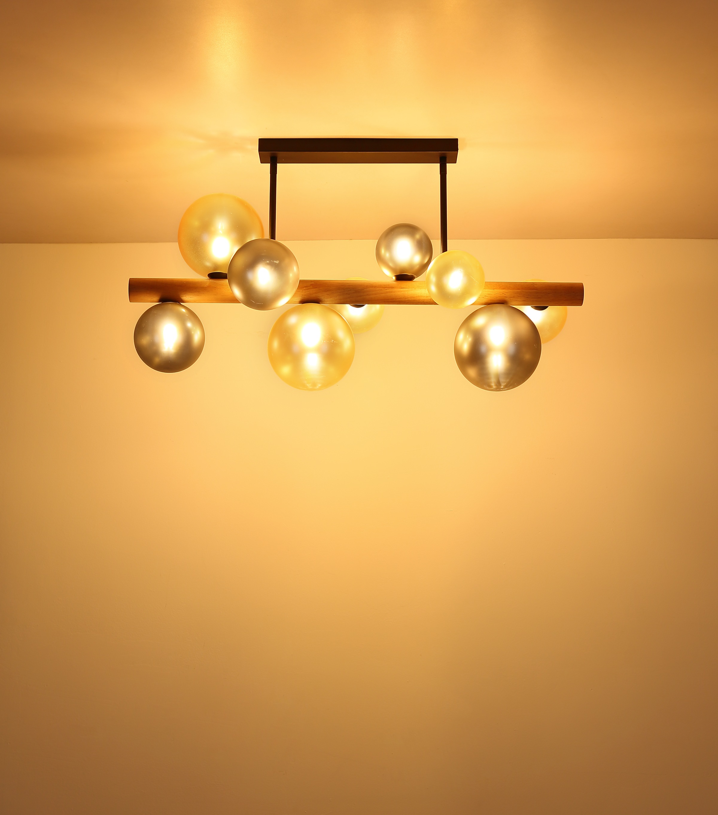 GLOBO LIGHTING Deckenleuchte »RIHA« G9 1 Stk. Deckenlampe Wohnzimmer-Leuchte Schlafzimmer-Leuchte Flur Küche