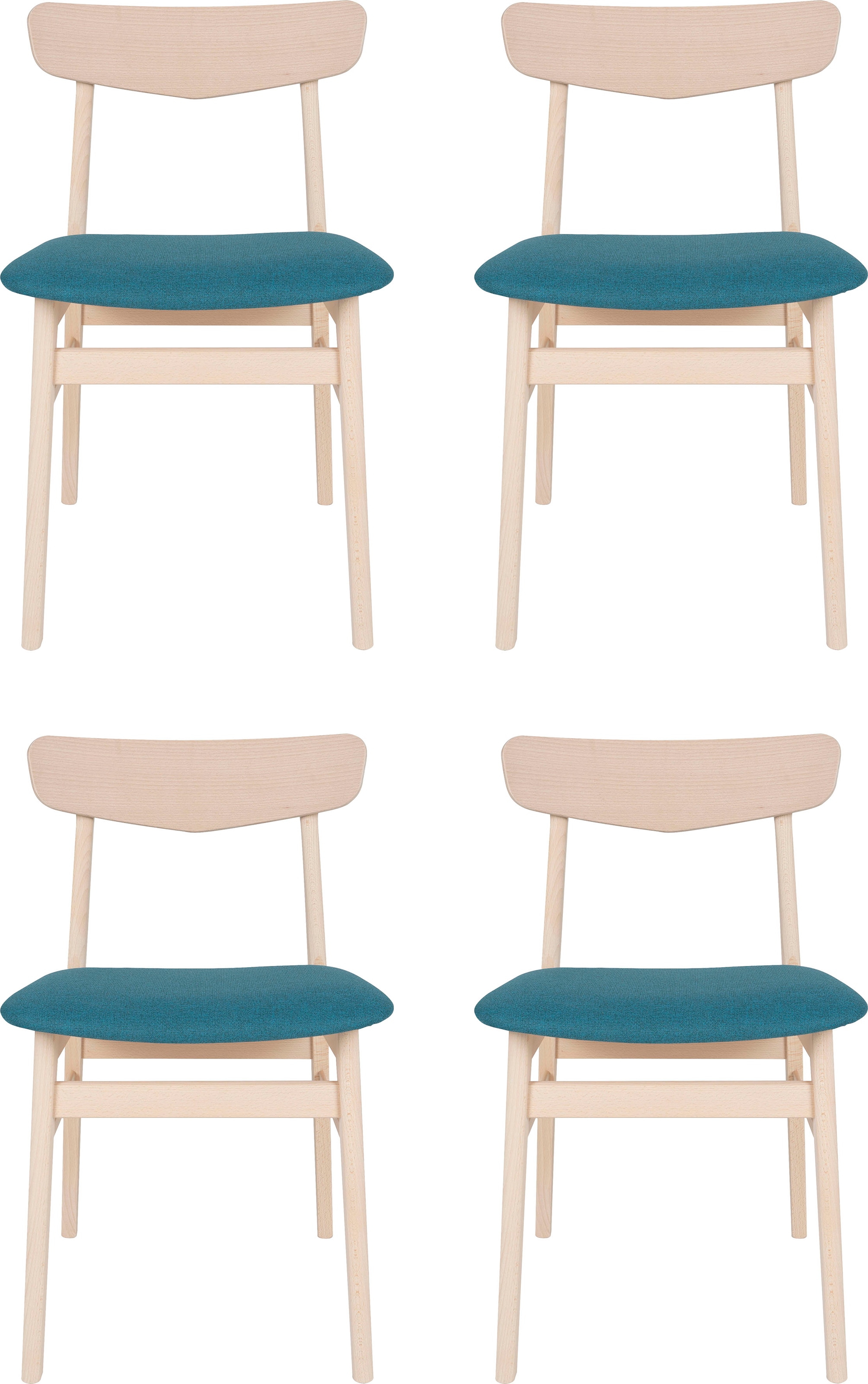 Hammel Furniture Esszimmerstuhl »Findahl by 2er Sitzfläche, | Mosbøl«, bestellen Massivholz, Farbvarianten 2 Hammel BAUR Set, gepolsterte versch. St