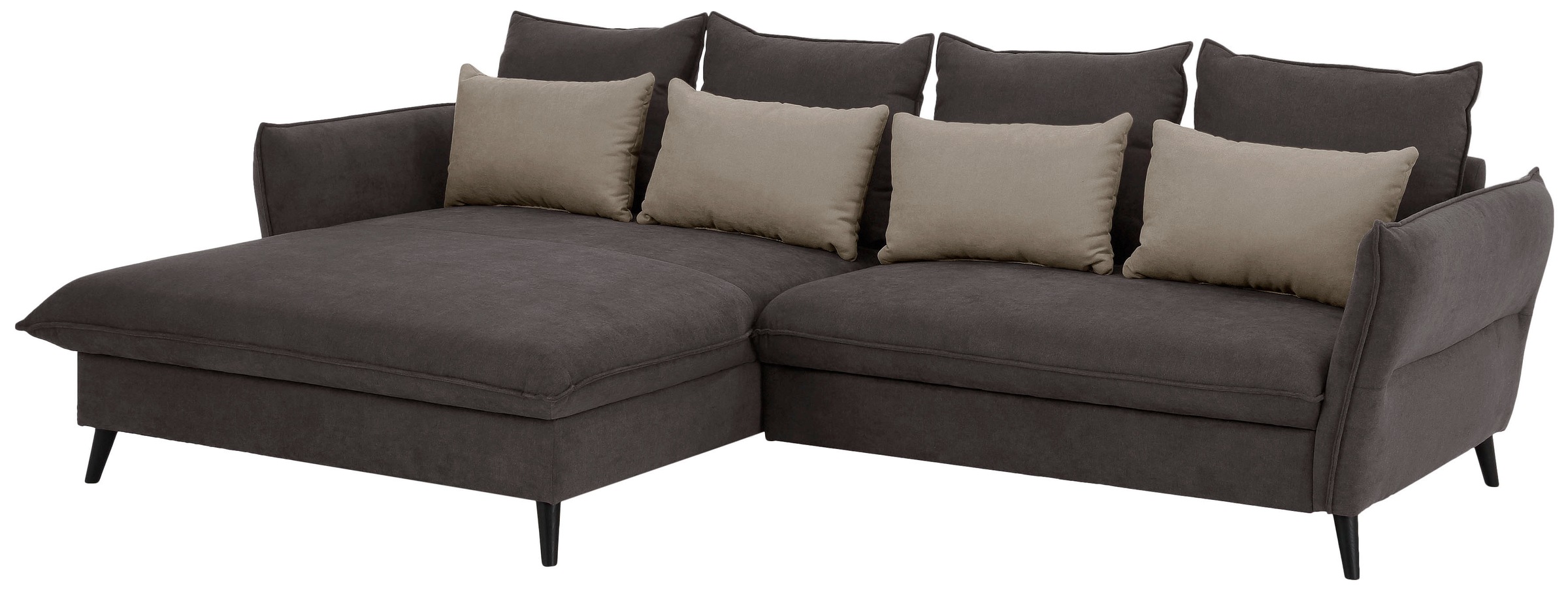 Home affaire Ecksofa "Tirano, moderne Optik, komfortabel, Breite 274cm,L-Fo günstig online kaufen
