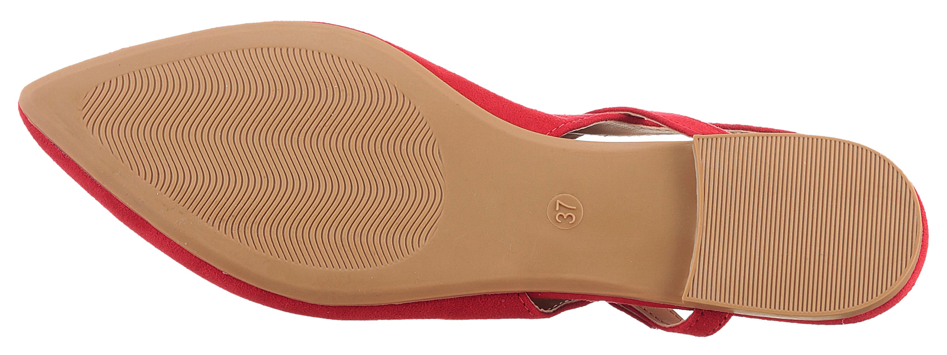 Thumbnail - Aniston SHOES Slingpumps Flat, Sommerschuh, Riemchensandale - neue KOLLEKTION, schmale Form