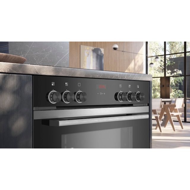 nachrüstbar | SIEMENS HE213ABS0, iQ300, »EQ211KA10«, Backofen-Set Teleskopauszug BAUR mit