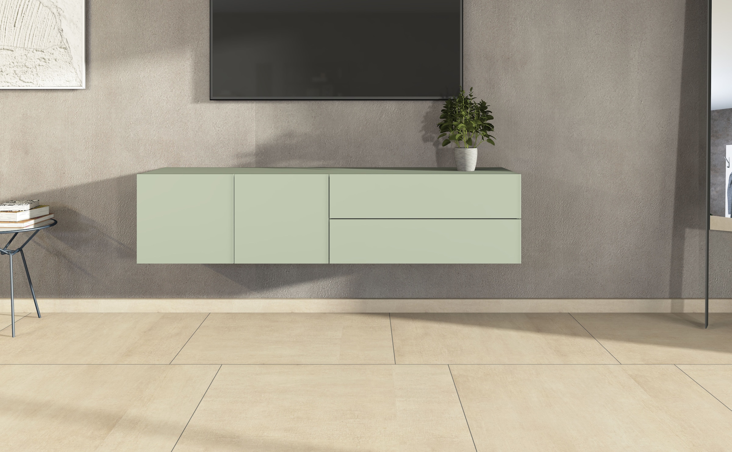 borchardt Möbel Lowboard "Sophia" Breite 152 cm, hängend montierbar günstig online kaufen