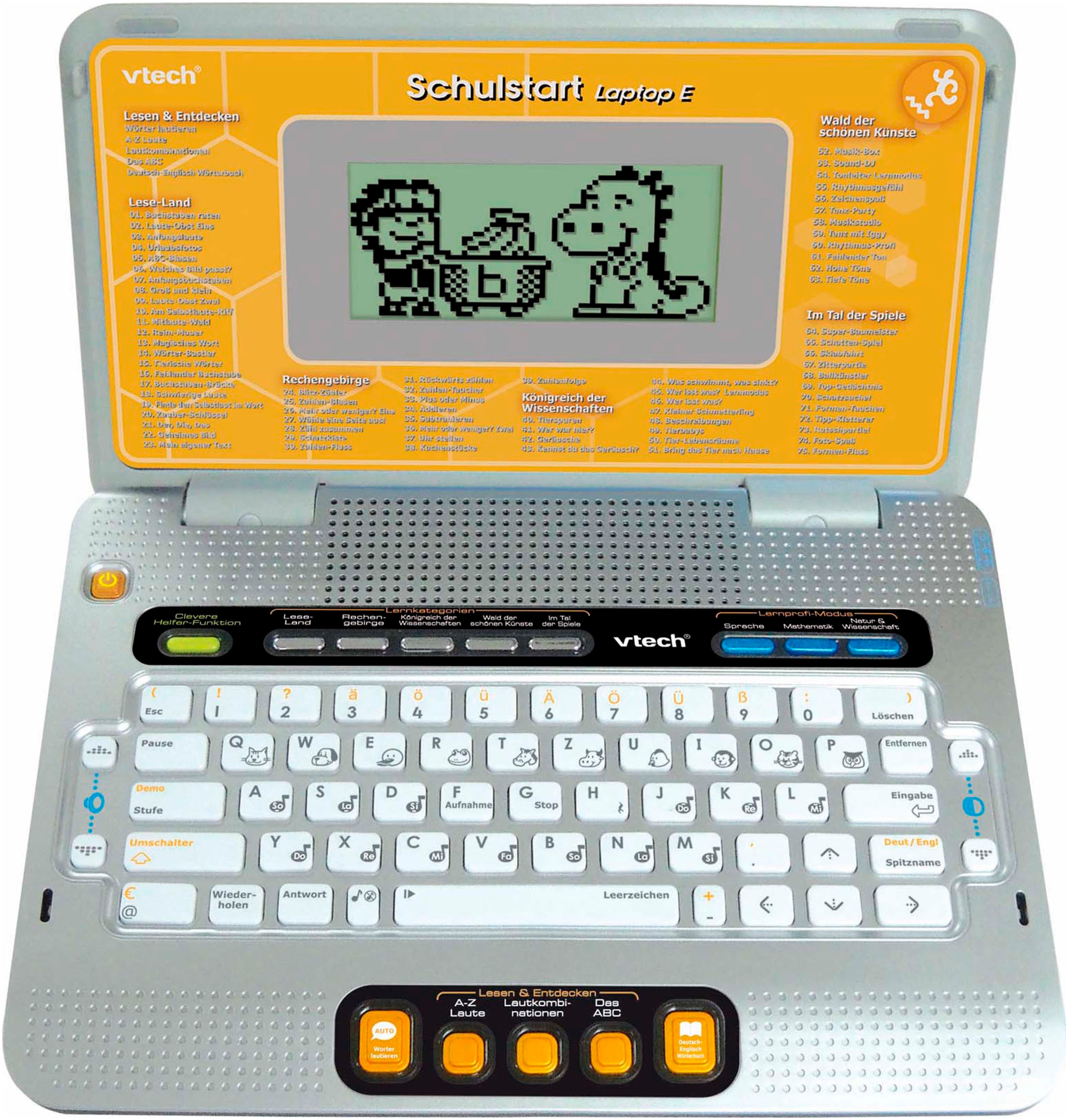 Vtech® Kindercomputer »Schulstart Laptop«, inklusive Tragetasche, blau
