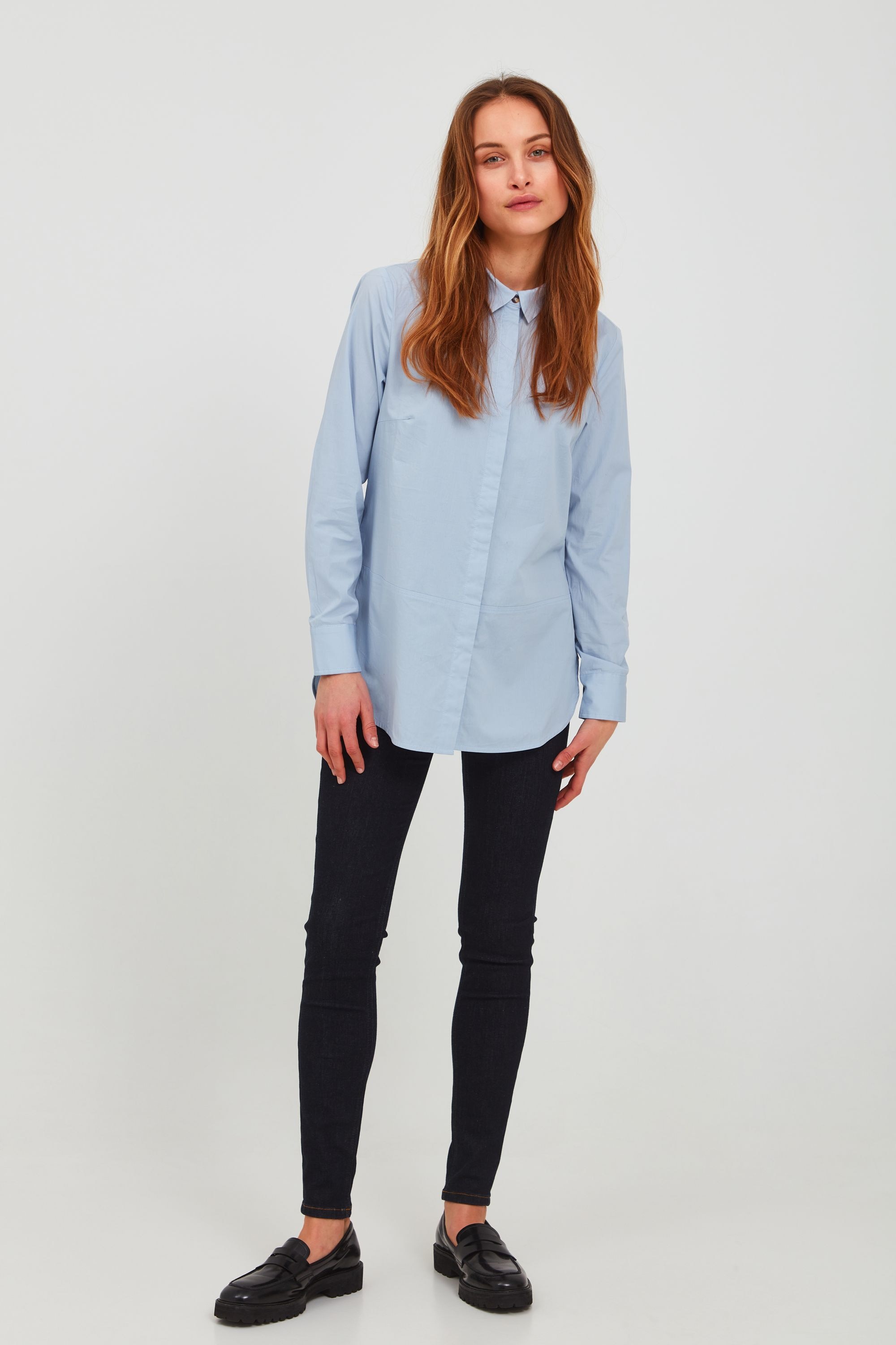 Pulz Jeans Longbluse "Longbluse PZElna" günstig online kaufen