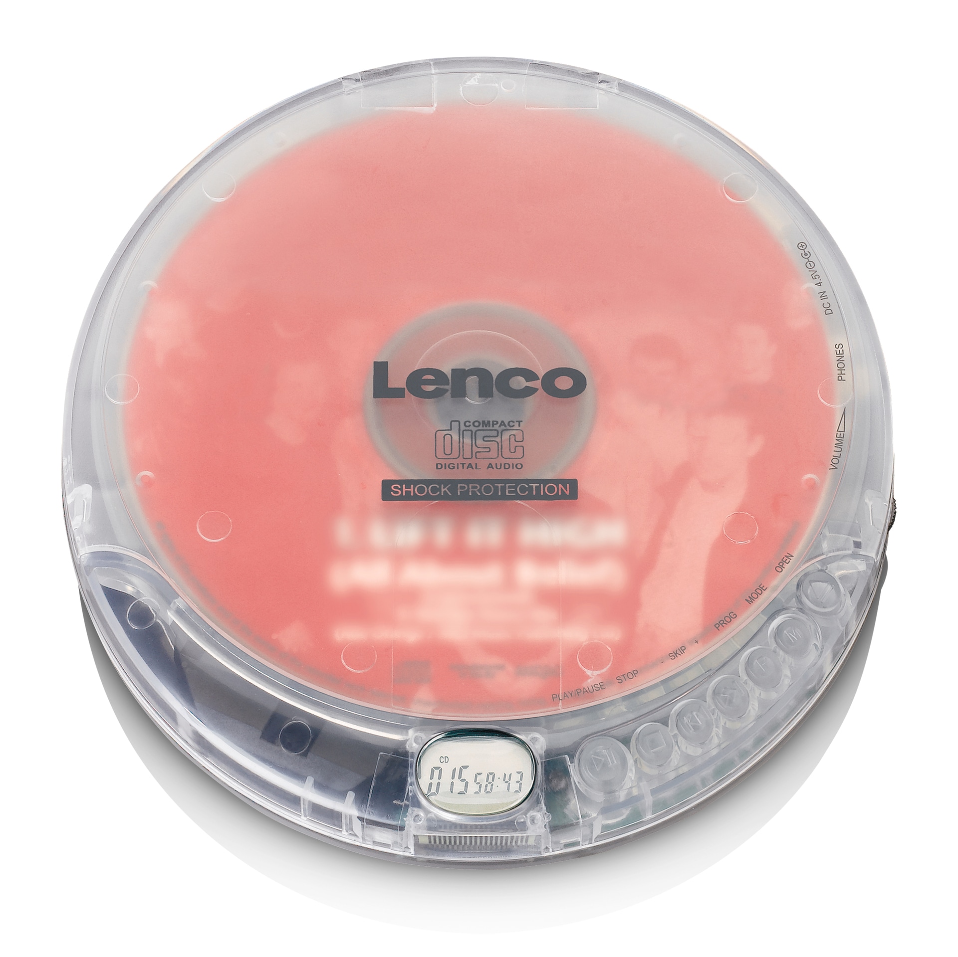 | mit CD-Player BAUR Display Lenco »CD-202TR«, Uhranzeige
