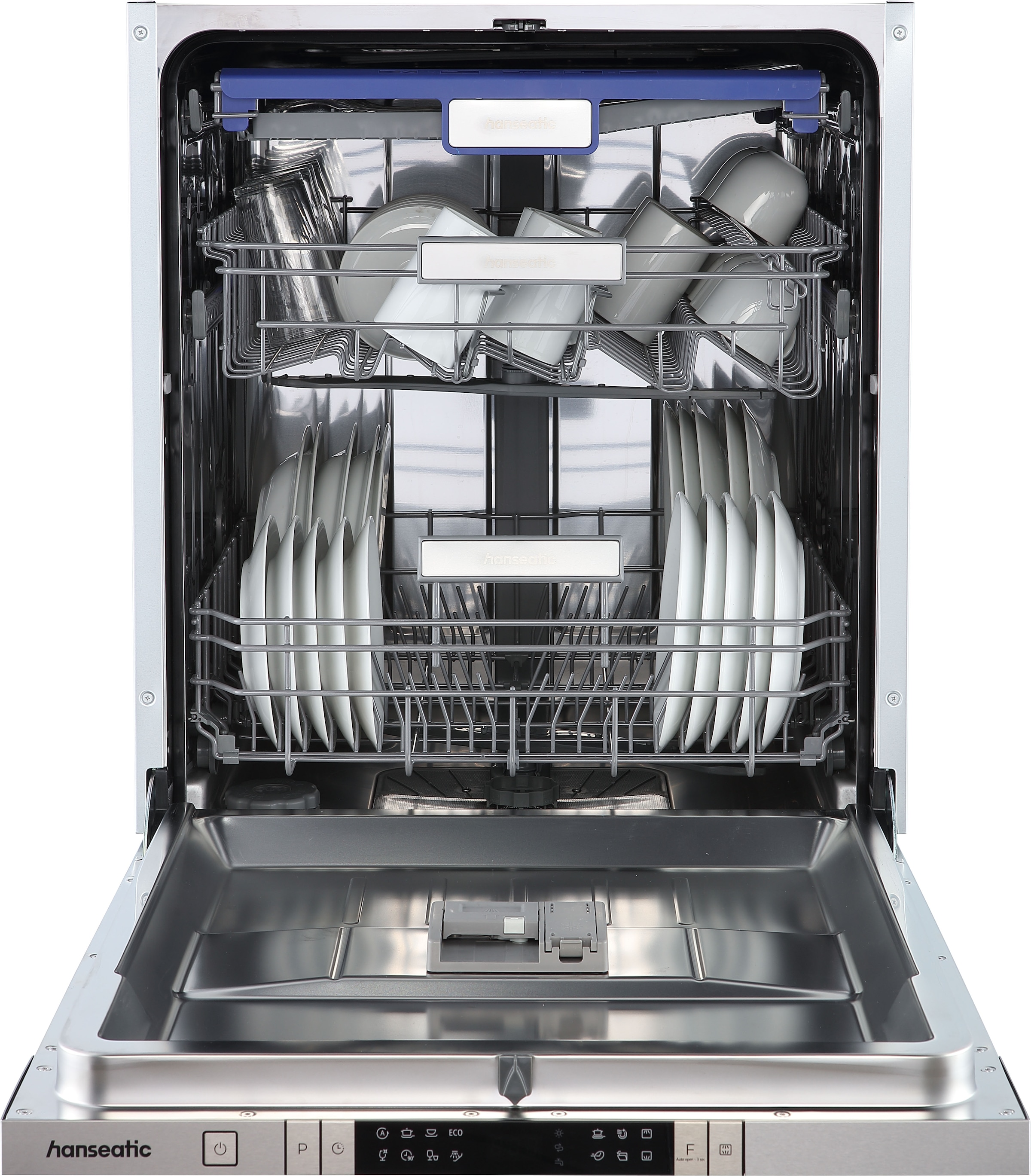 Hanseatic vollintegrierbarer Geschirrspüler »HI6B14B13D« 14 tlg. Maßgedecke vollintegrierbar, für 14 Maßgedecke, mit acht Programmen