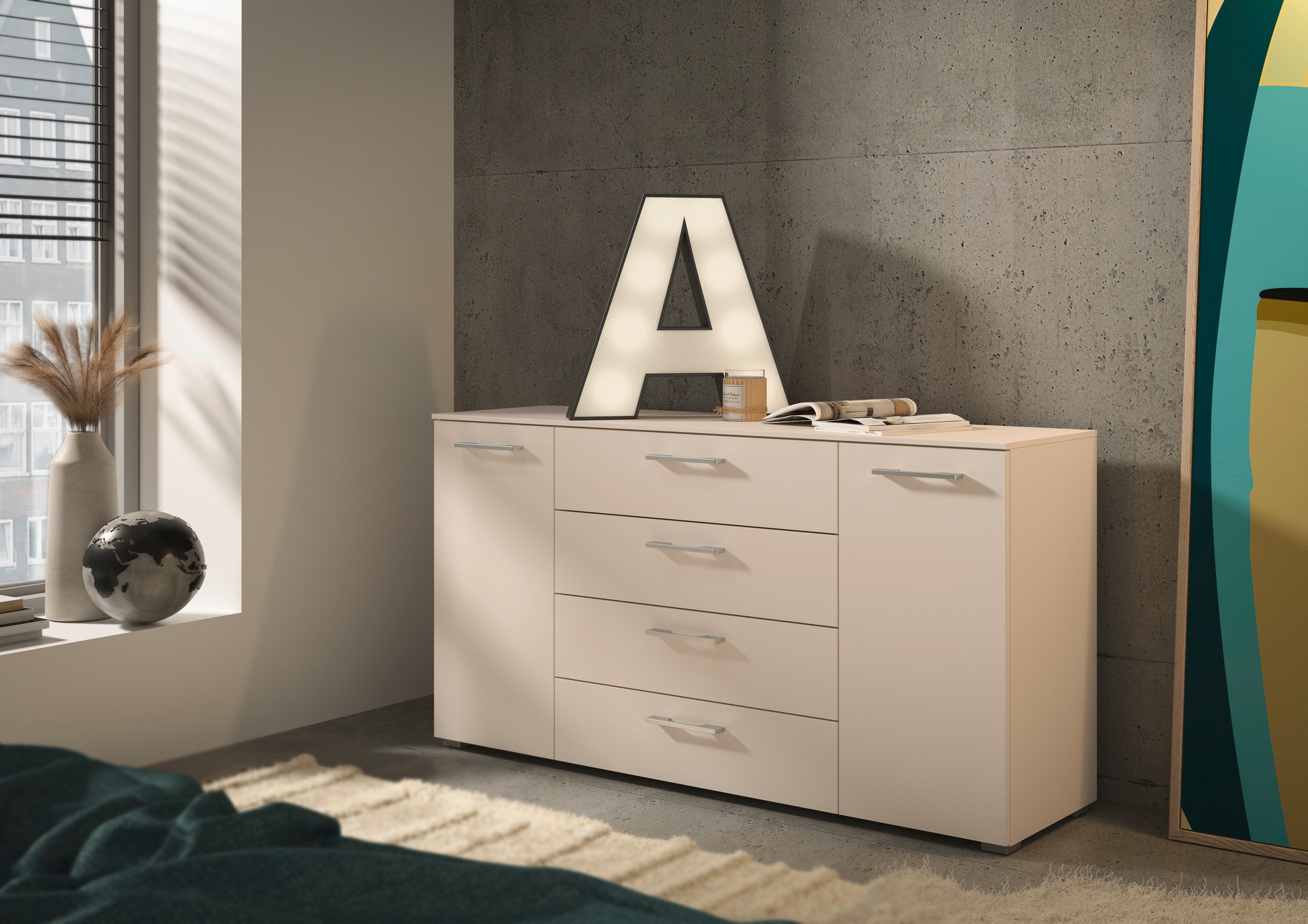 set one by Musterring Kombikommode "Henderson", mit 2 Türen und 4 Schublade günstig online kaufen