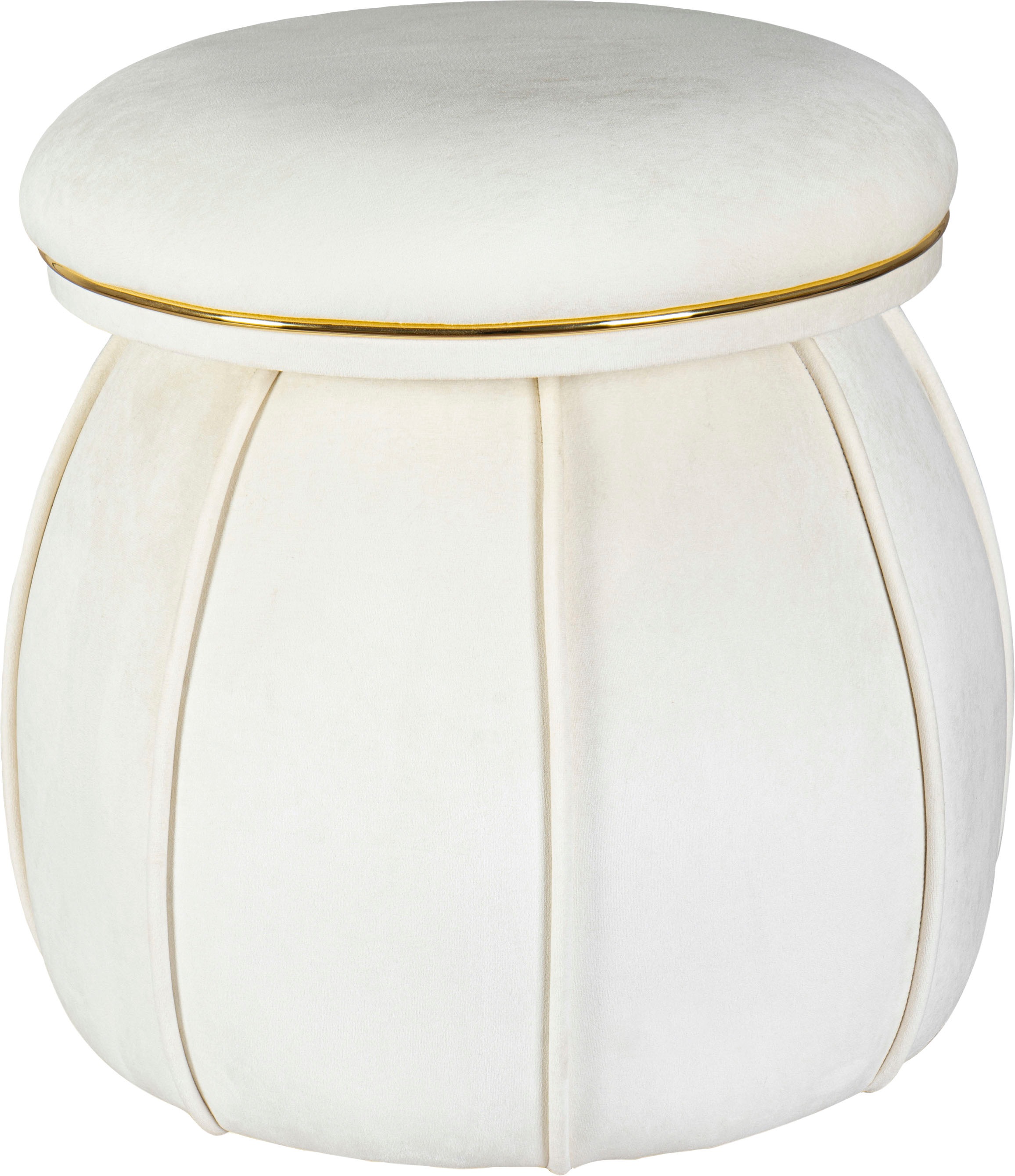Kayoom Sitzhocker »Hocker Corin,extravagante Form,stilvolle Farben,elegant gesteppter Fuß«, (1 St.), komfortabel, hochqualitativ, pflegeleicht, sorgfältig verarbeitet