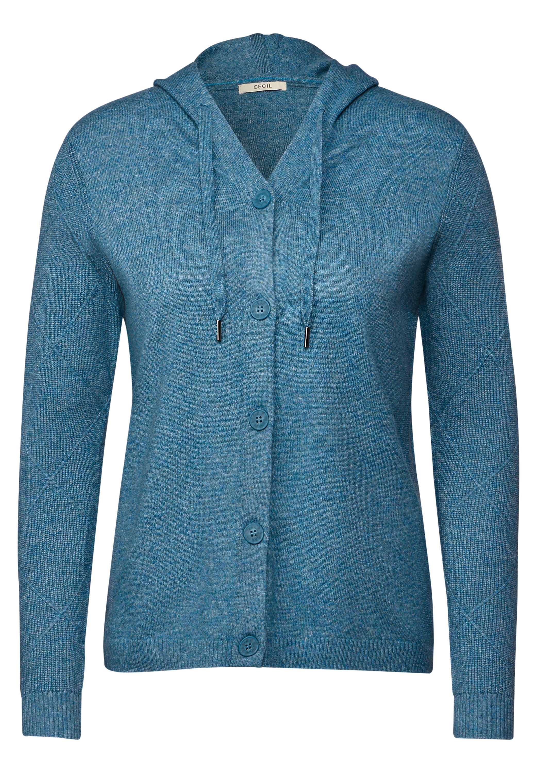 Cecil Cardigan, mit Materialmix
