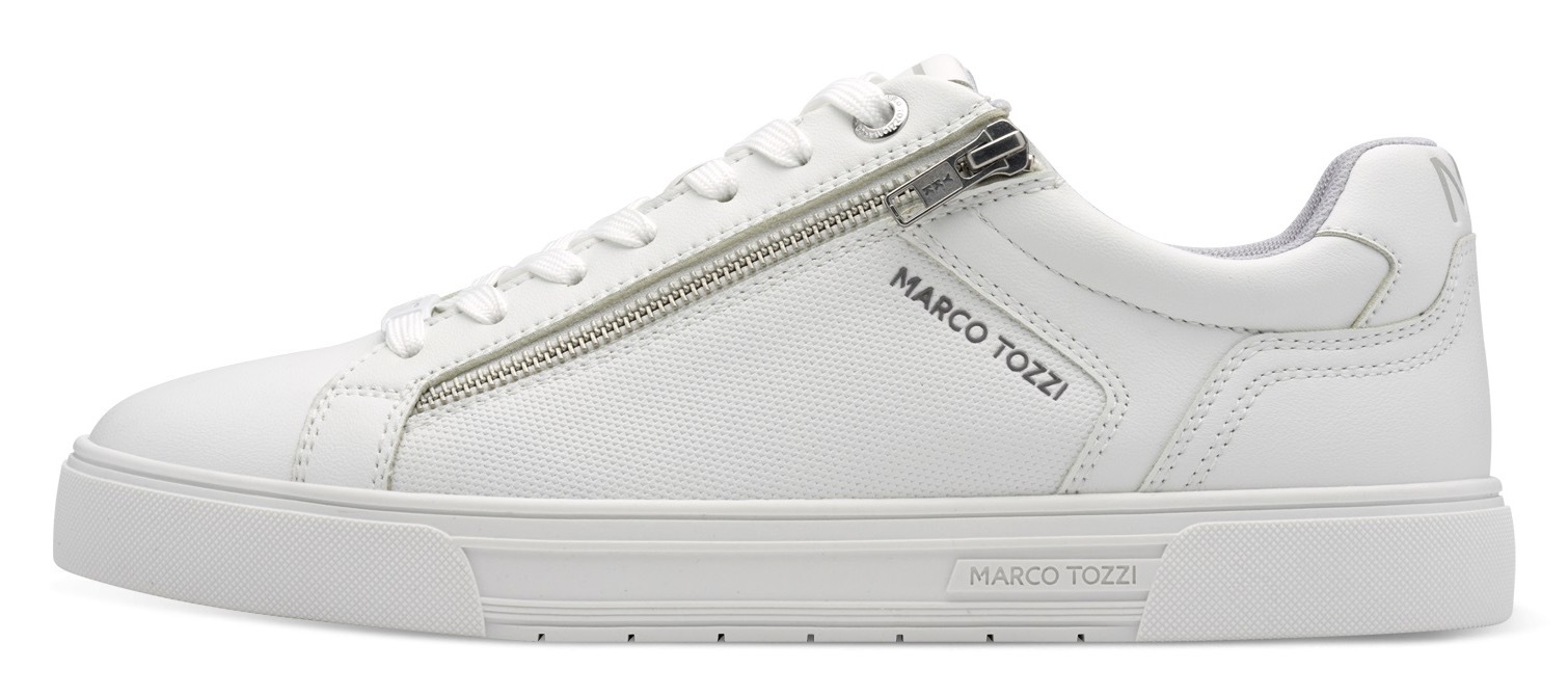 MARCO TOZZI Plateausneaker, Freizeitschuh, Halbschuh, Schnürschuh mit Perforierung