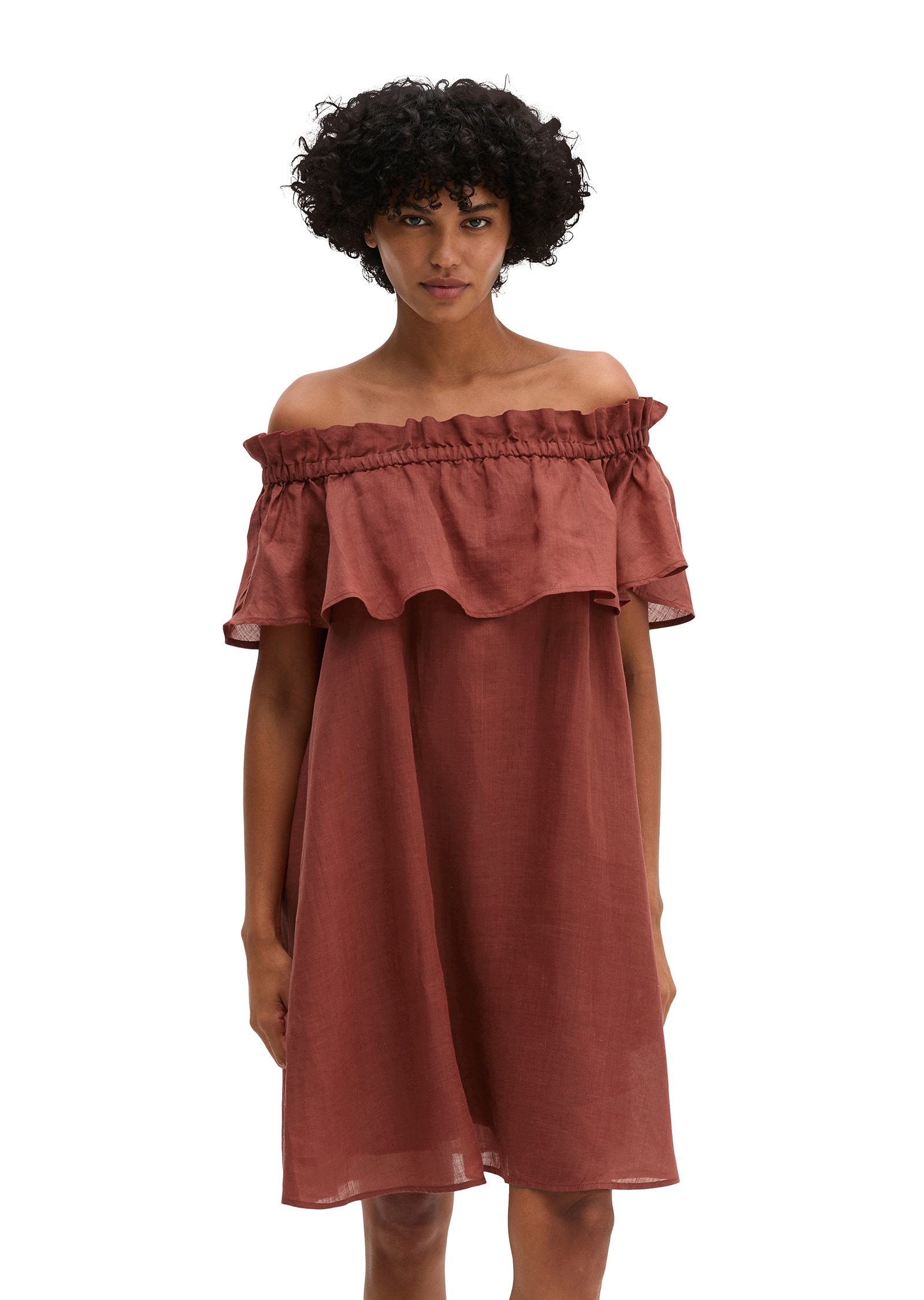 Marc O'Polo Minikleid »aus weicher Ramiefaser«