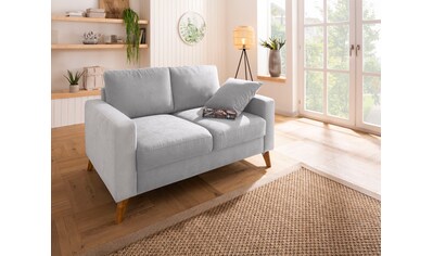 Home affaire 2-Sitzer »Stanza«, incl. 1 Zierkissen, Keder, B/T/H: 151/93/89 cm, moderne Holzfüße kaufen Home affaire 2-Sitzer »Stanza«, incl. 1 Zierkissen, Keder, B/T/H: 151/93/89 cm, moderne Holzfüße kaufen