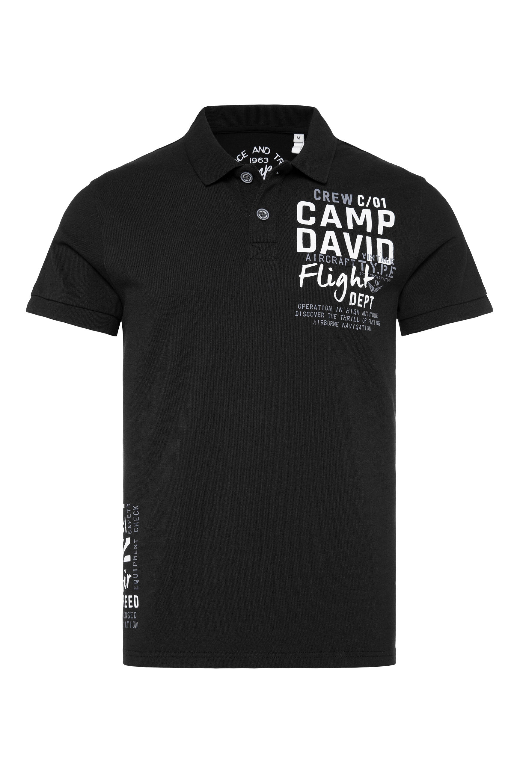 CAMP DAVID Poloshirt aus Baumwolle
