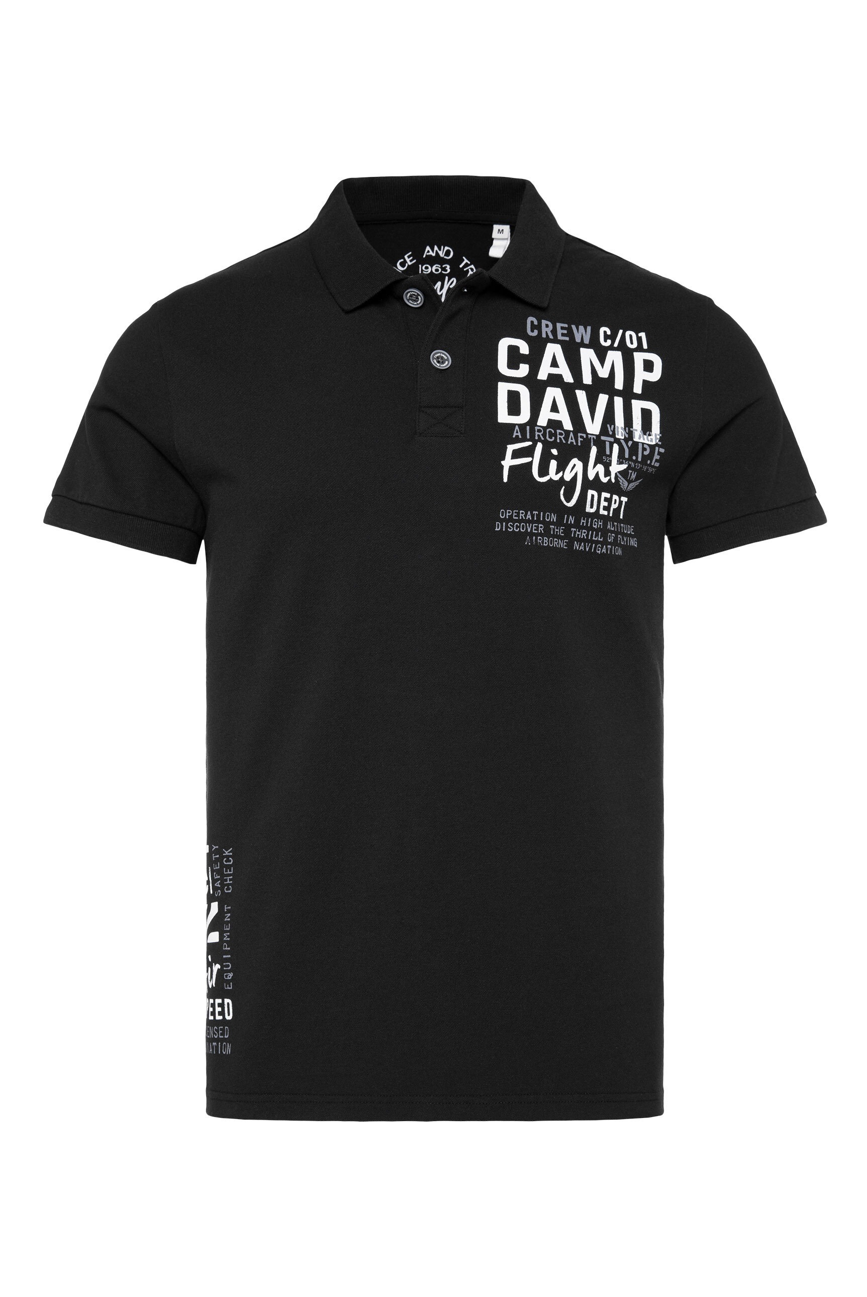 CAMP DAVID Poloshirt aus Baumwolle günstig online kaufen