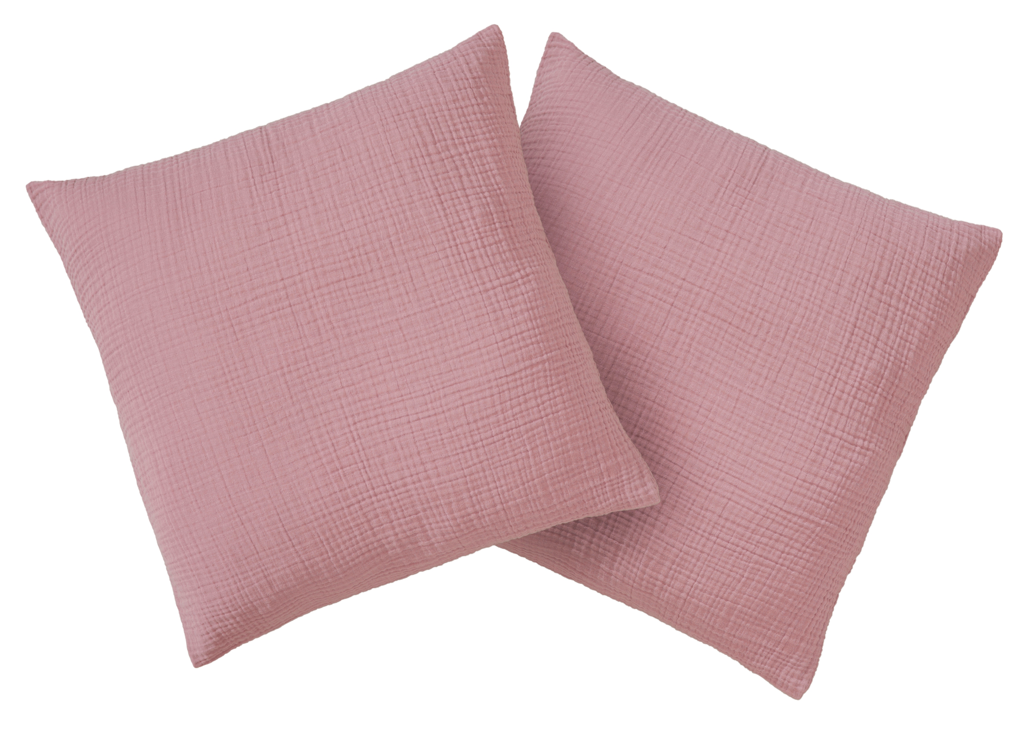 OTTO home Kissenbezug "Bailee" weiche Musselin-Qualität, 50x50 cm, Hotelverschluß