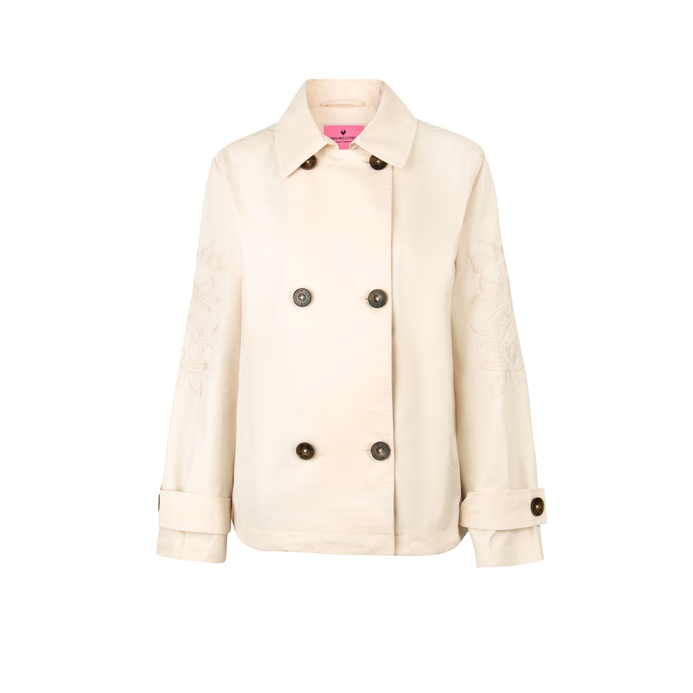 Thumbnail - Lieblingsstück Kurzjacke "IniaL" mit Stickerei am Ärmel