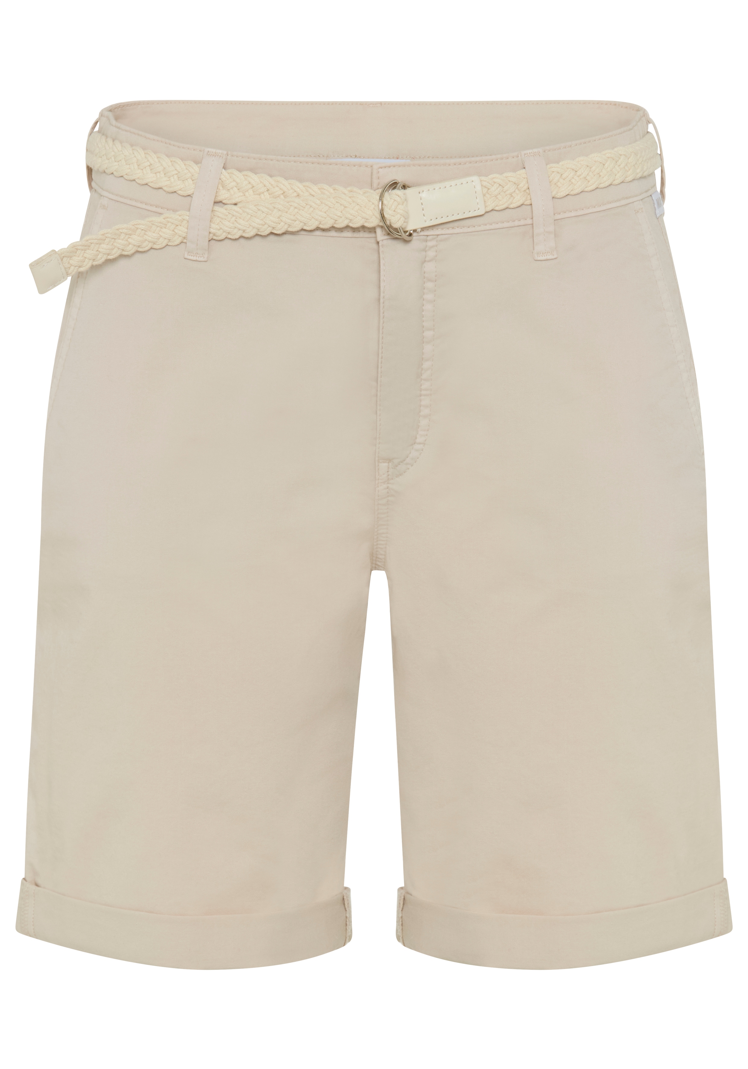 MAC Chinoshorts "CHINO SHORTS belt" inklusive Flecht- Gürtel