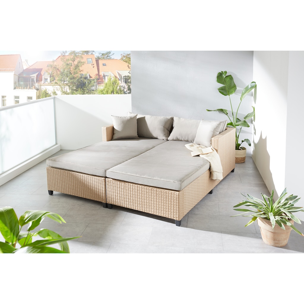 KONIFERA Gartenlounge-Set »Malaga«, (Set, 8 tlg.)