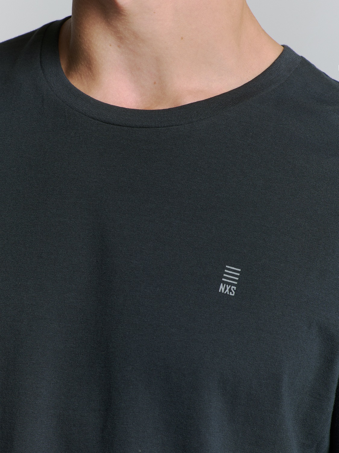 NO EXCESS T-Shirt »No Excess Basic Rundhals T-Shirt T-Shirt Crewneck Solid Basic«