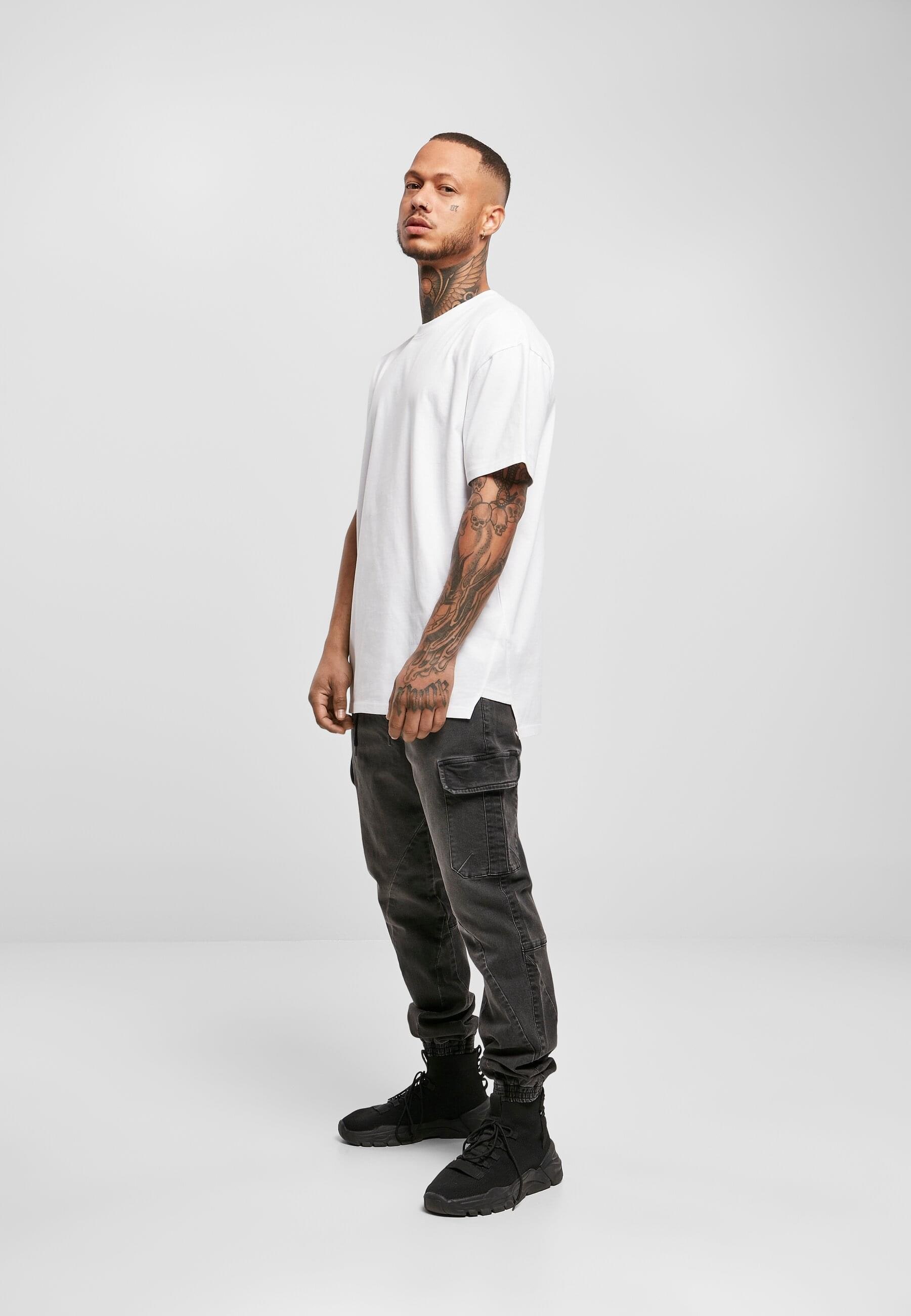 URBAN CLASSICS T-Shirt »Urban Classics Herren Triangle Tee«, (1 tlg.)