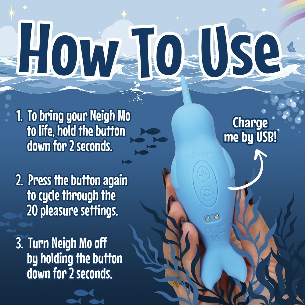 You2Toys Vibrator »Auflegevibrator Narwhal«