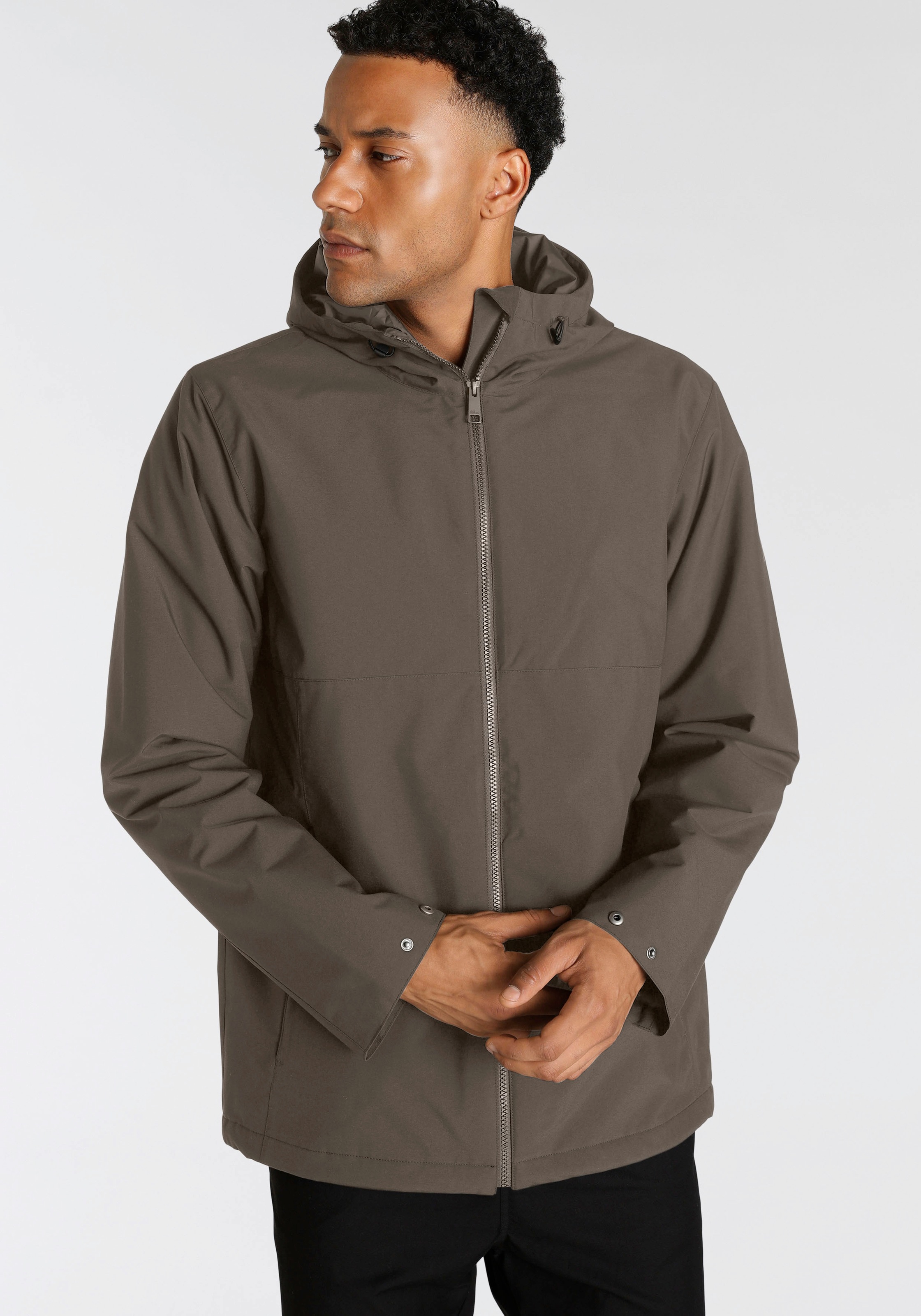 Jack Wolfskin Funktionsjacke "NOSTA Outdoorjacke", mit Kapuze, Wasserabweisend und Winddicht