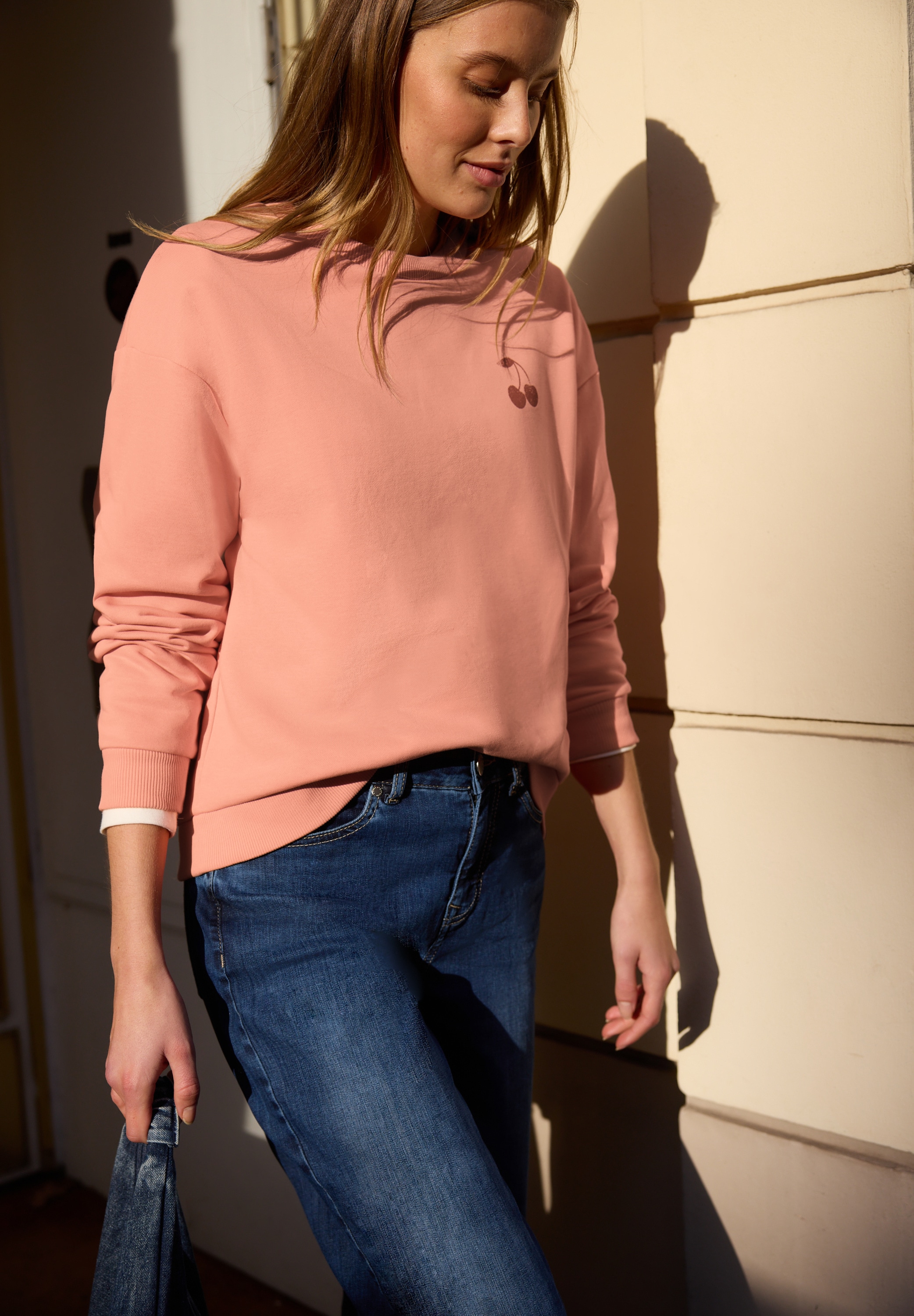 STREET ONE STUDIO Sweatshirt, mit Wording und Print günstig online kaufen