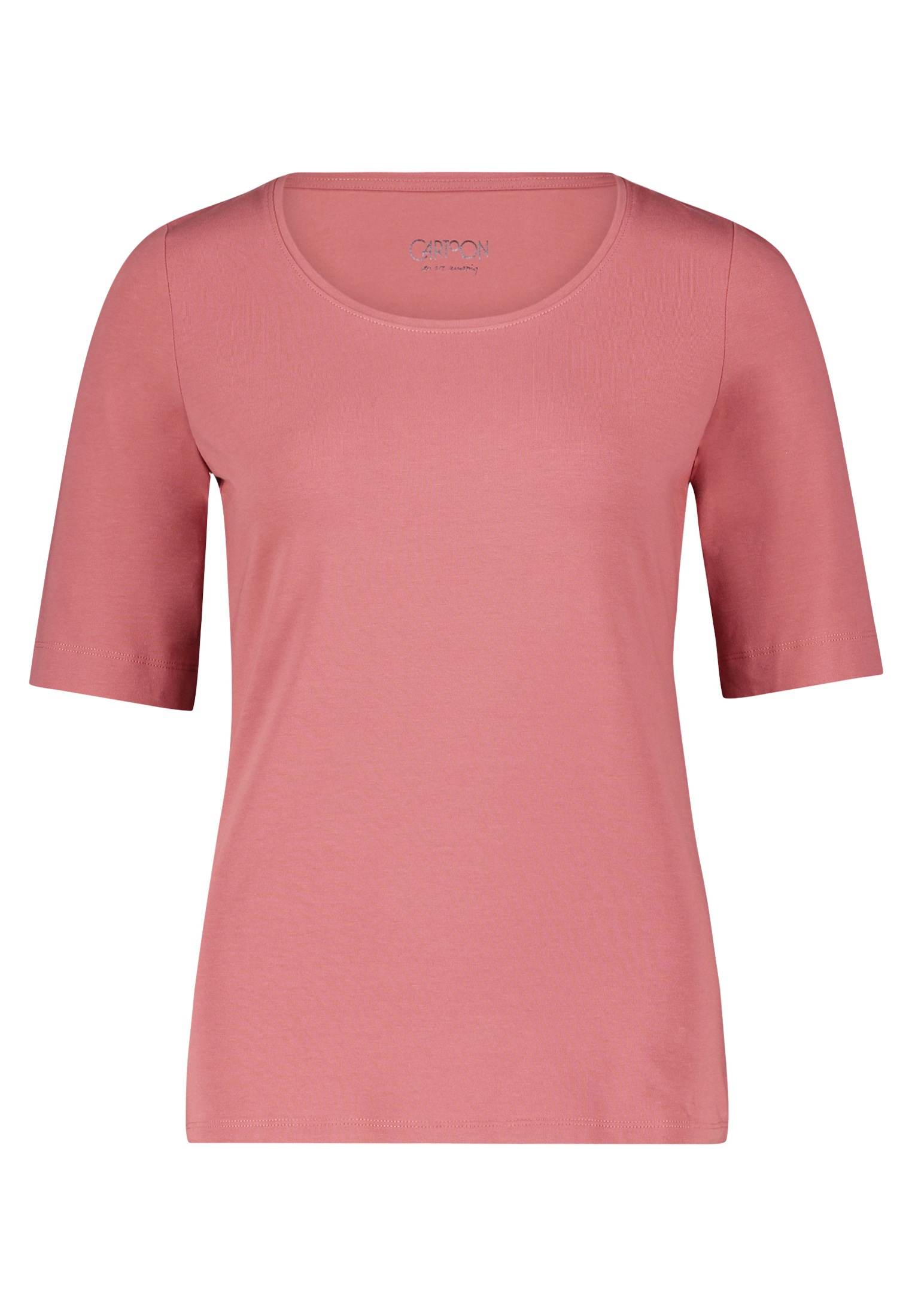 Cartoon Kurzarmshirt "Damen Basic Shirt mit Rundhalsausschnitt", 1 Stk. For günstig online kaufen