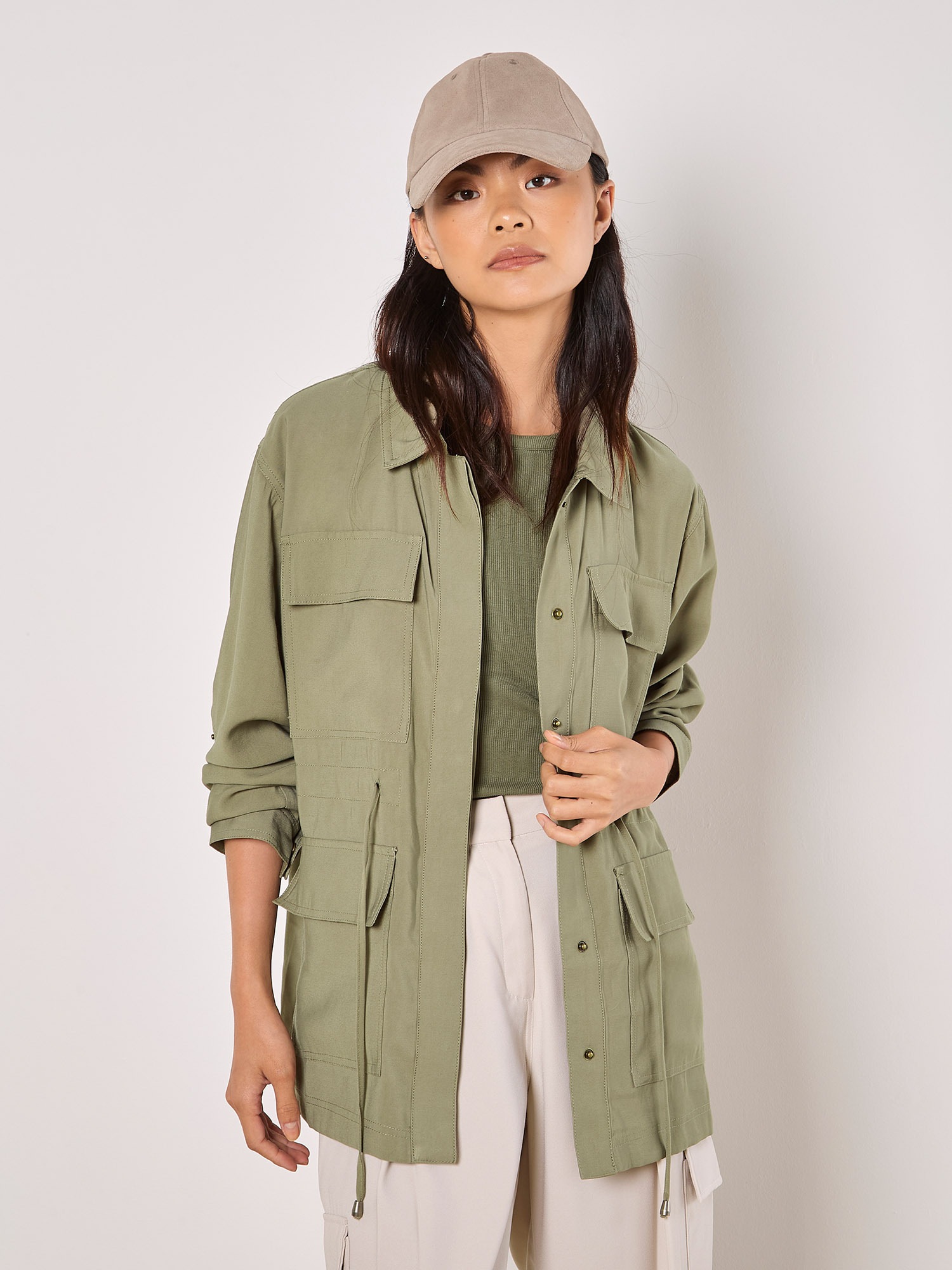Apricot Sommerjacke "Jacke" mit Cargo-Taschen
