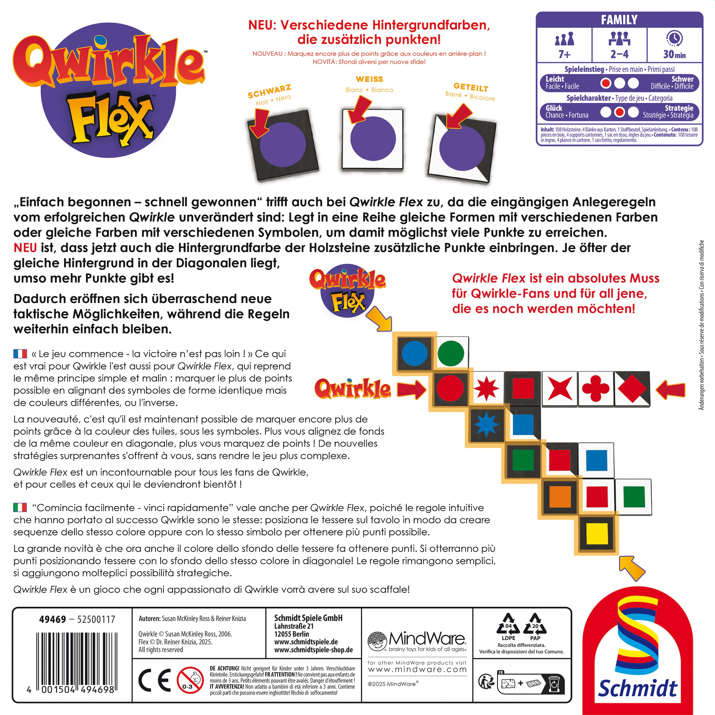 Schmidt Spiele Spiel »Qwirkle Flex«